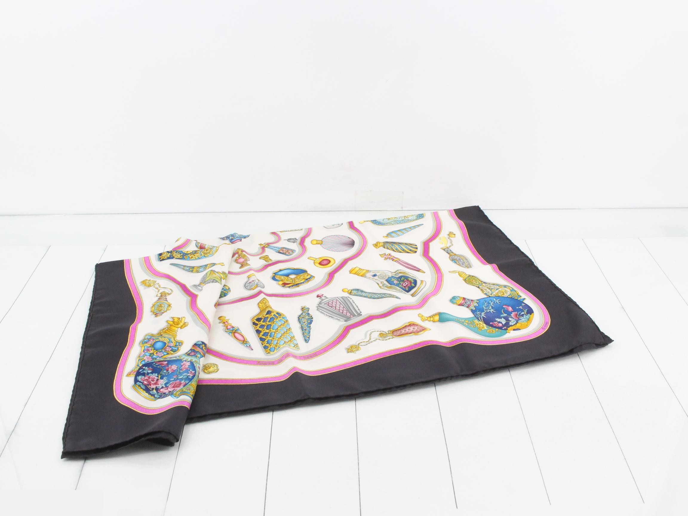 Carre 90 Perfume Bottle Silk Scarf — view 3