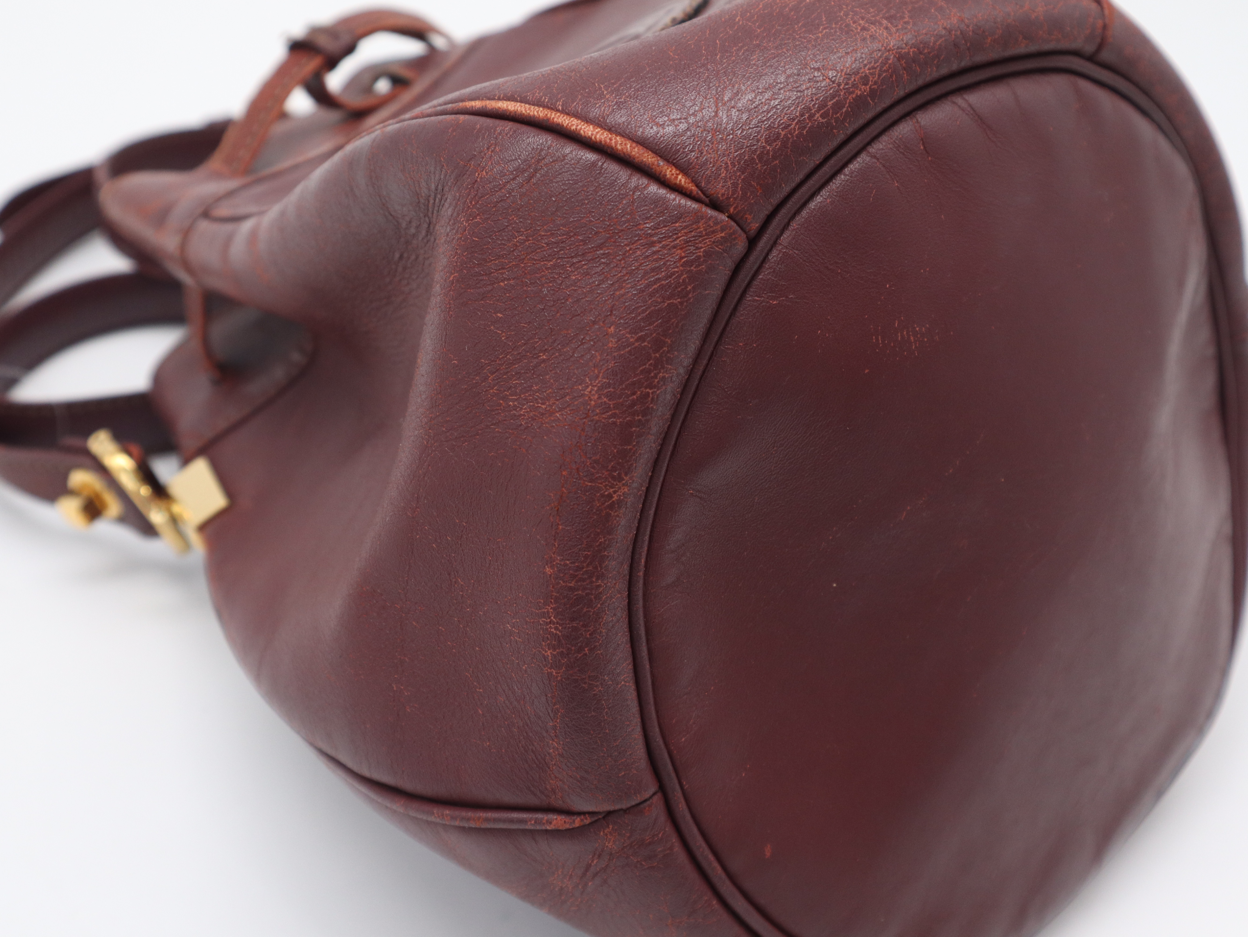 Must Line Shoulder Bag, Leather, Bordeaux Shoulder Bag — view 7