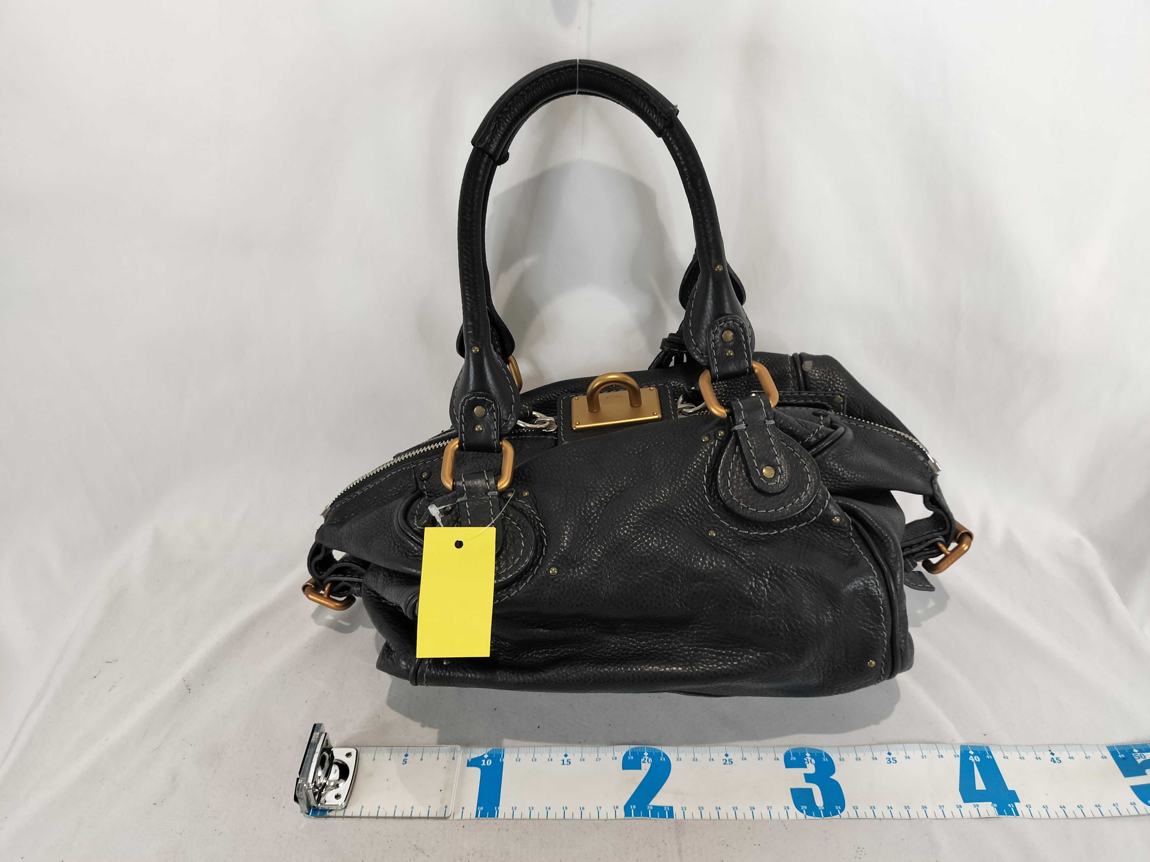 Leather Padlock Handbag — view 2