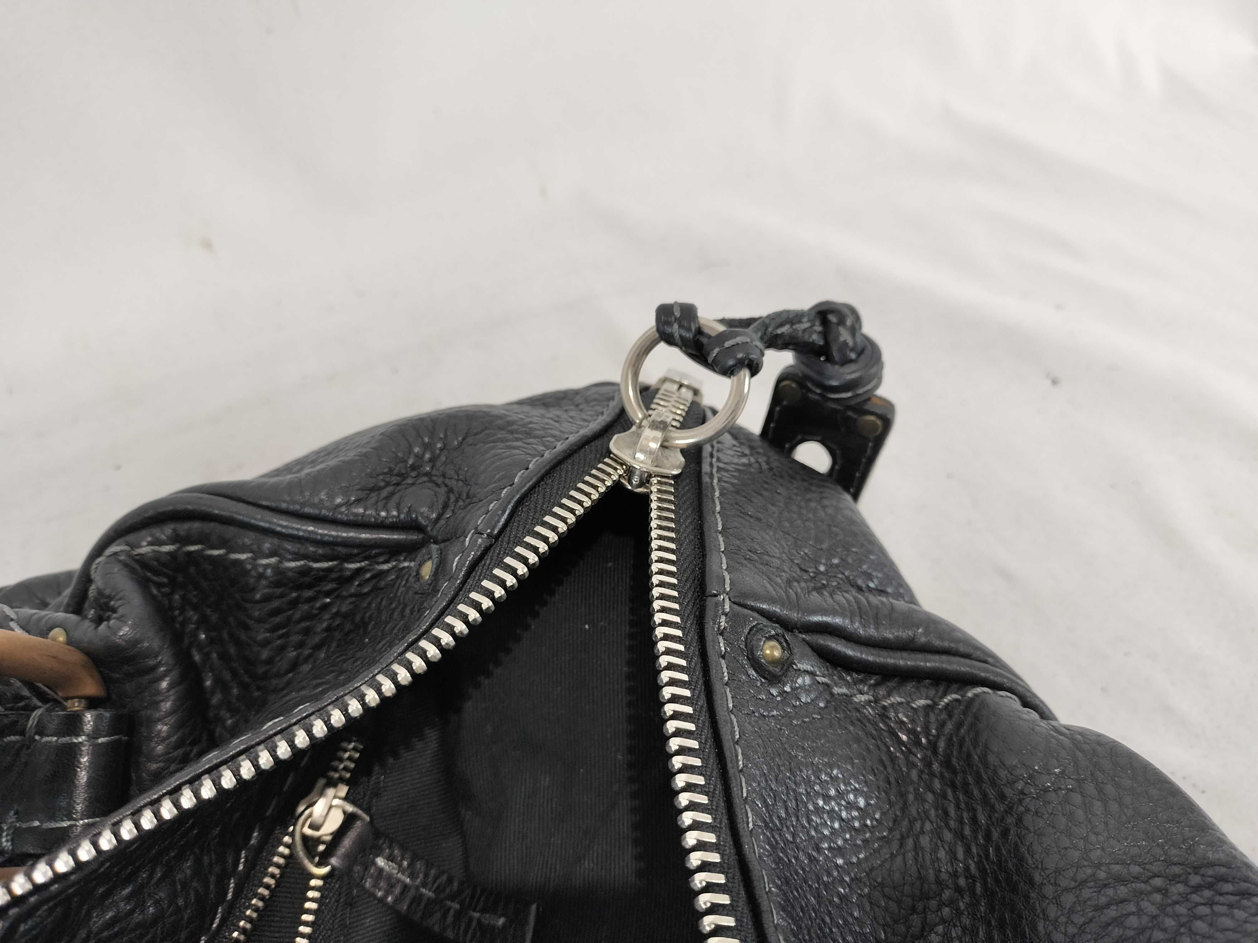 Leather Padlock Handbag — view 12