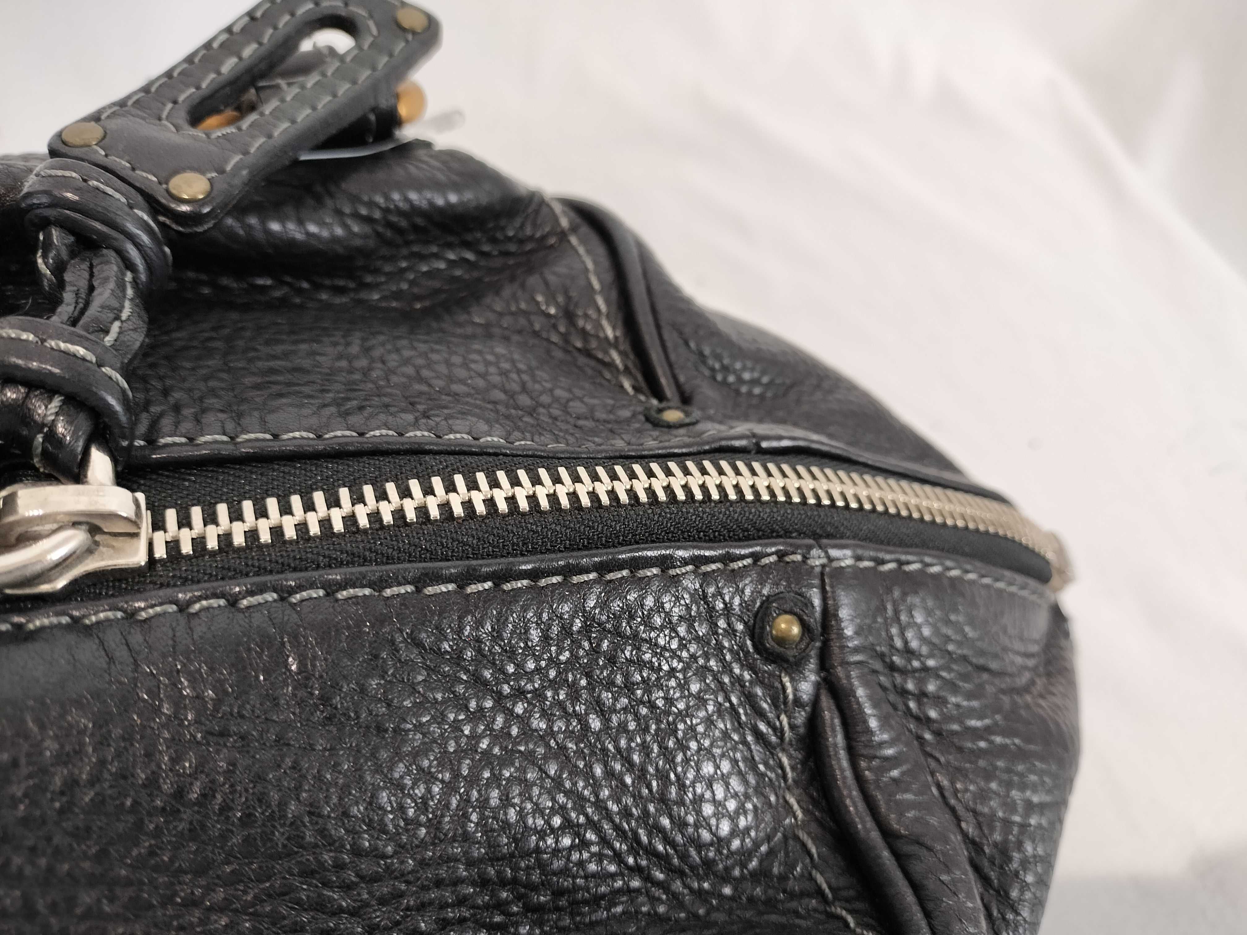 Leather Padlock Handbag — view 8