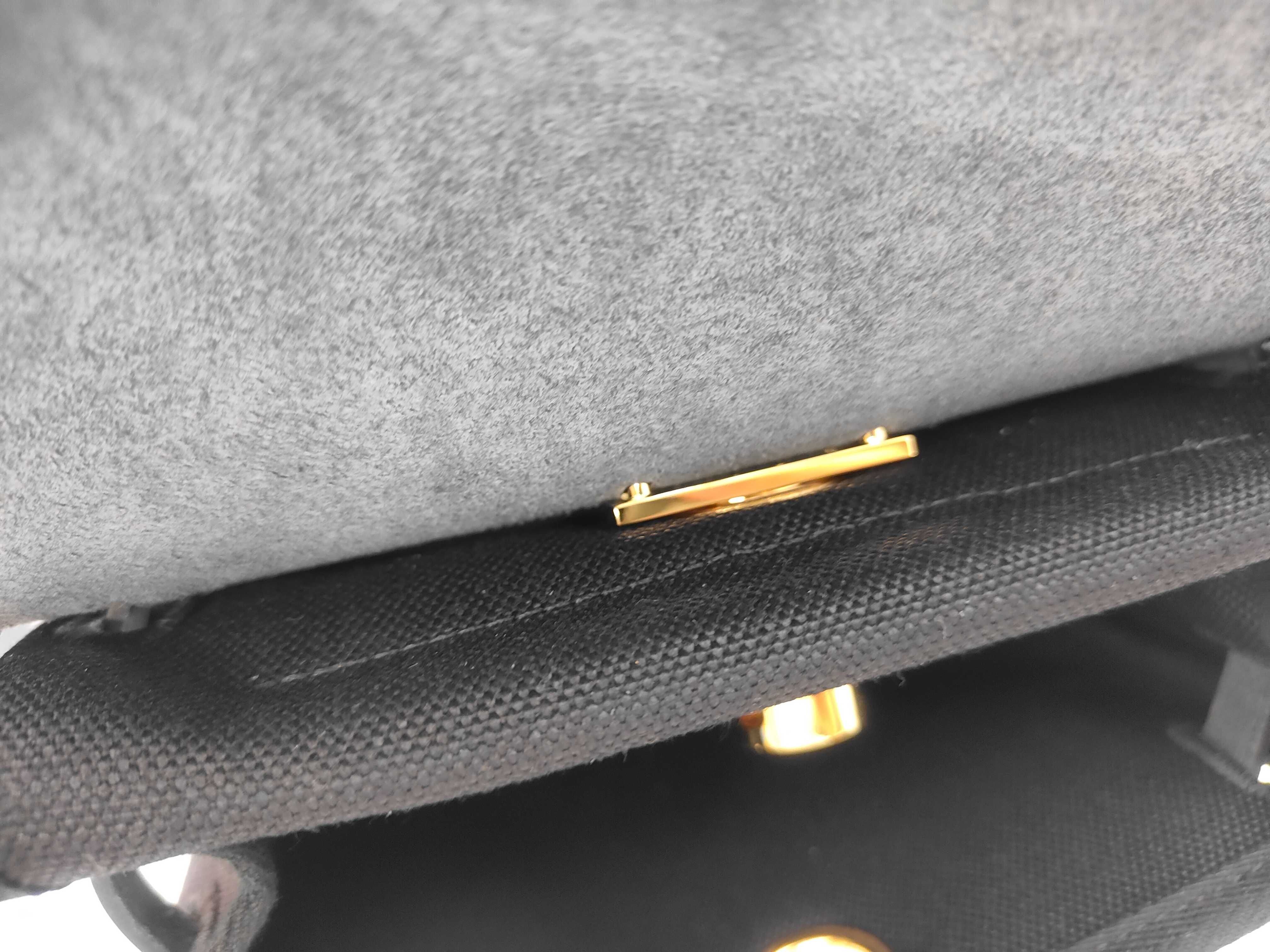 Herbag Zip 20 Mini Black/Black with Gold Hardware, K Stamp, Shoulder Bag — view 12