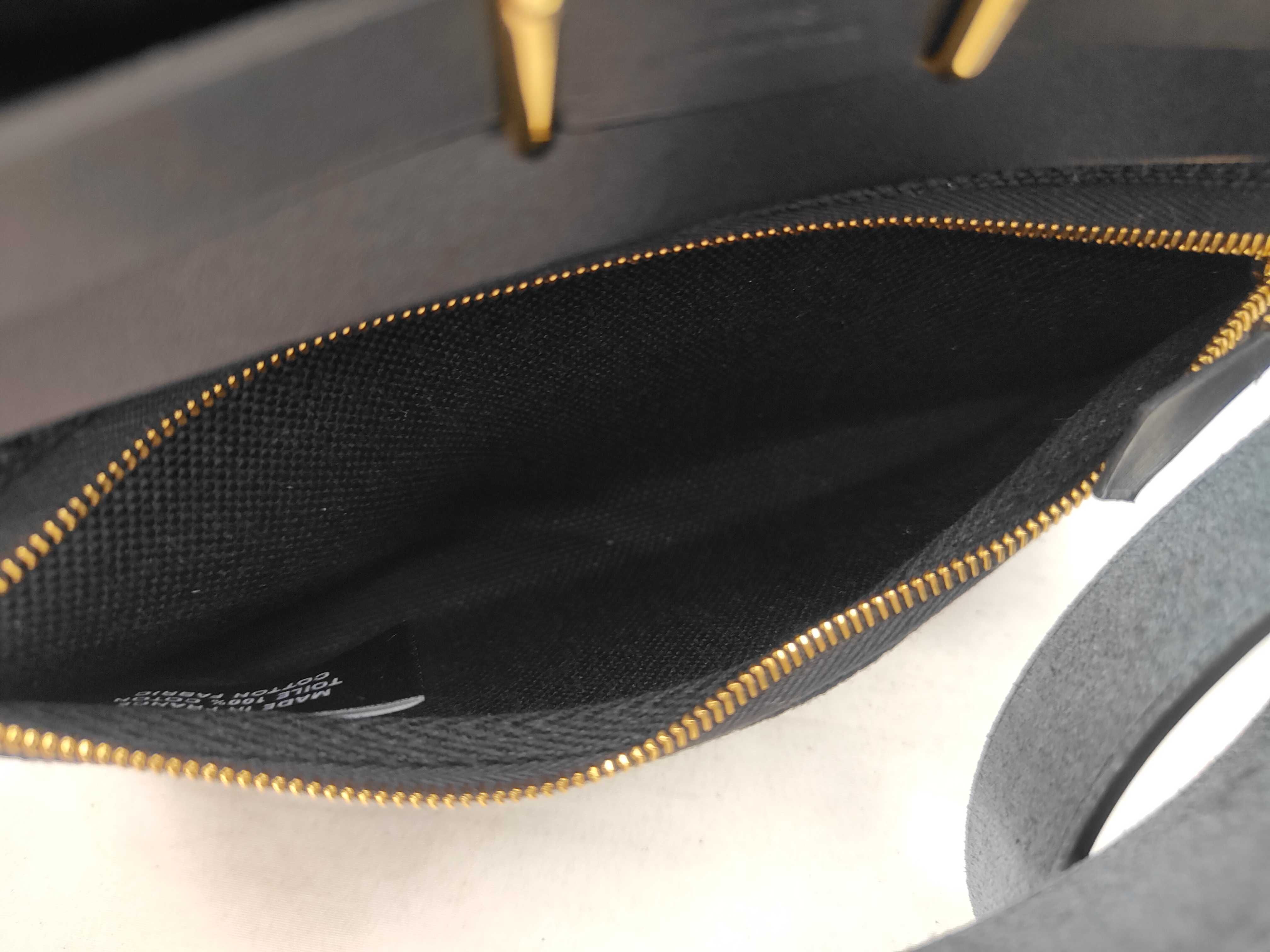 Herbag Zip 20 Mini Black/Black with Gold Hardware, K Stamp, Shoulder Bag — view 9