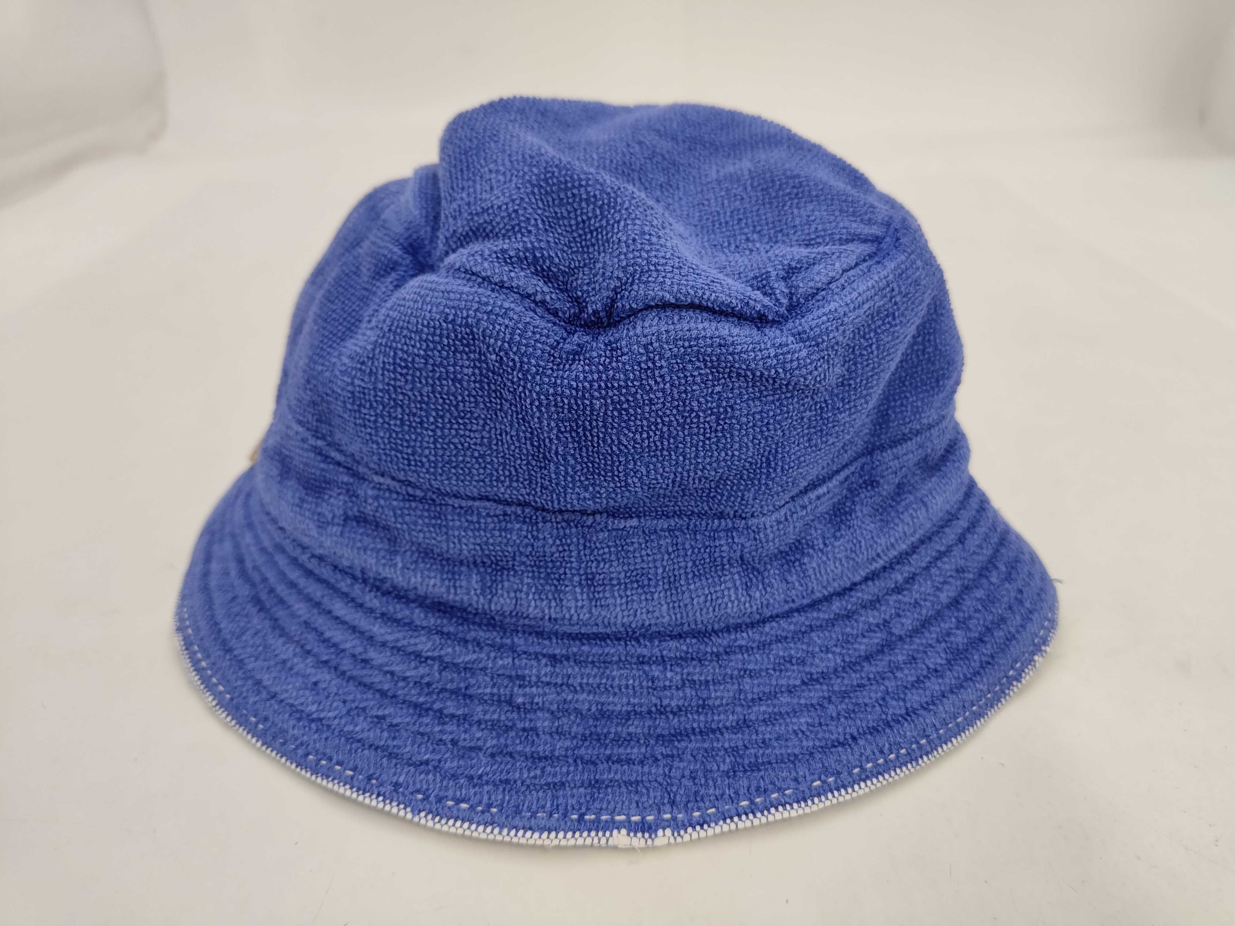 Zip Bucket Hat, Terry Cloth, Blue, Size 58, Other Accessories — view 3