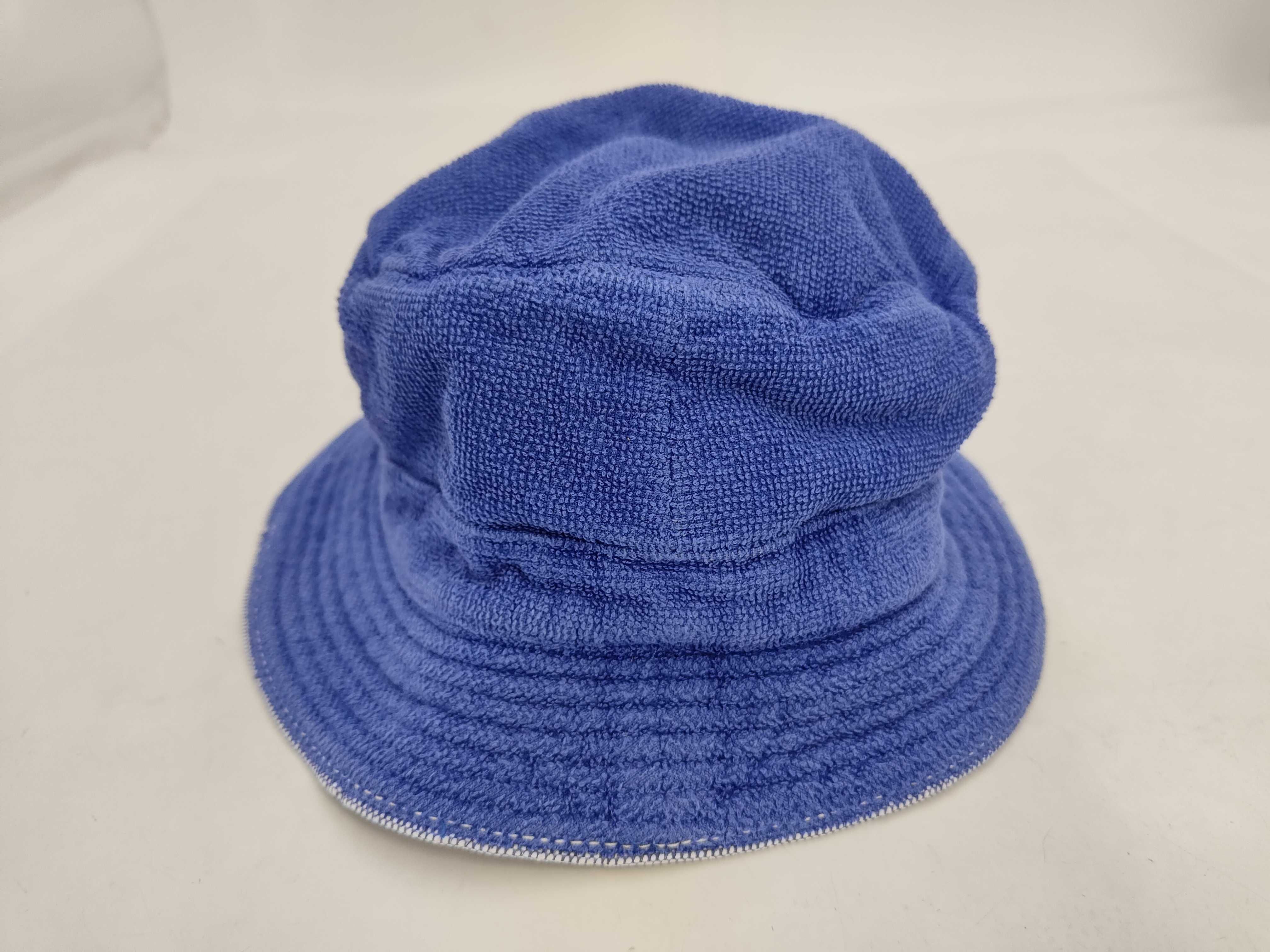 Zip Bucket Hat, Terry Cloth, Blue, Size 58, Other Accessories — view 4