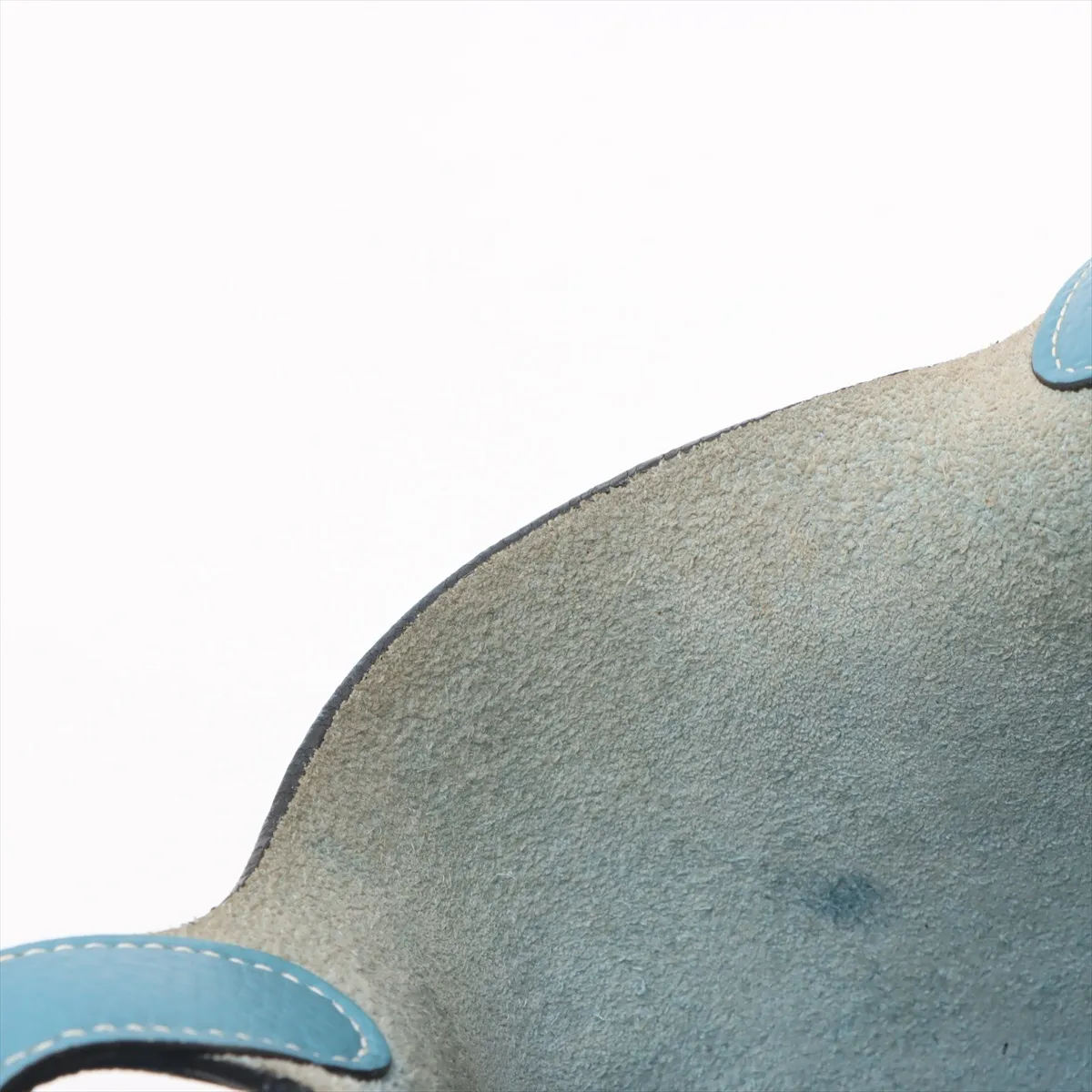 Picotin 18 PM Taurillon Clemence Blue Jean Silver hardware I:2005 — view 9