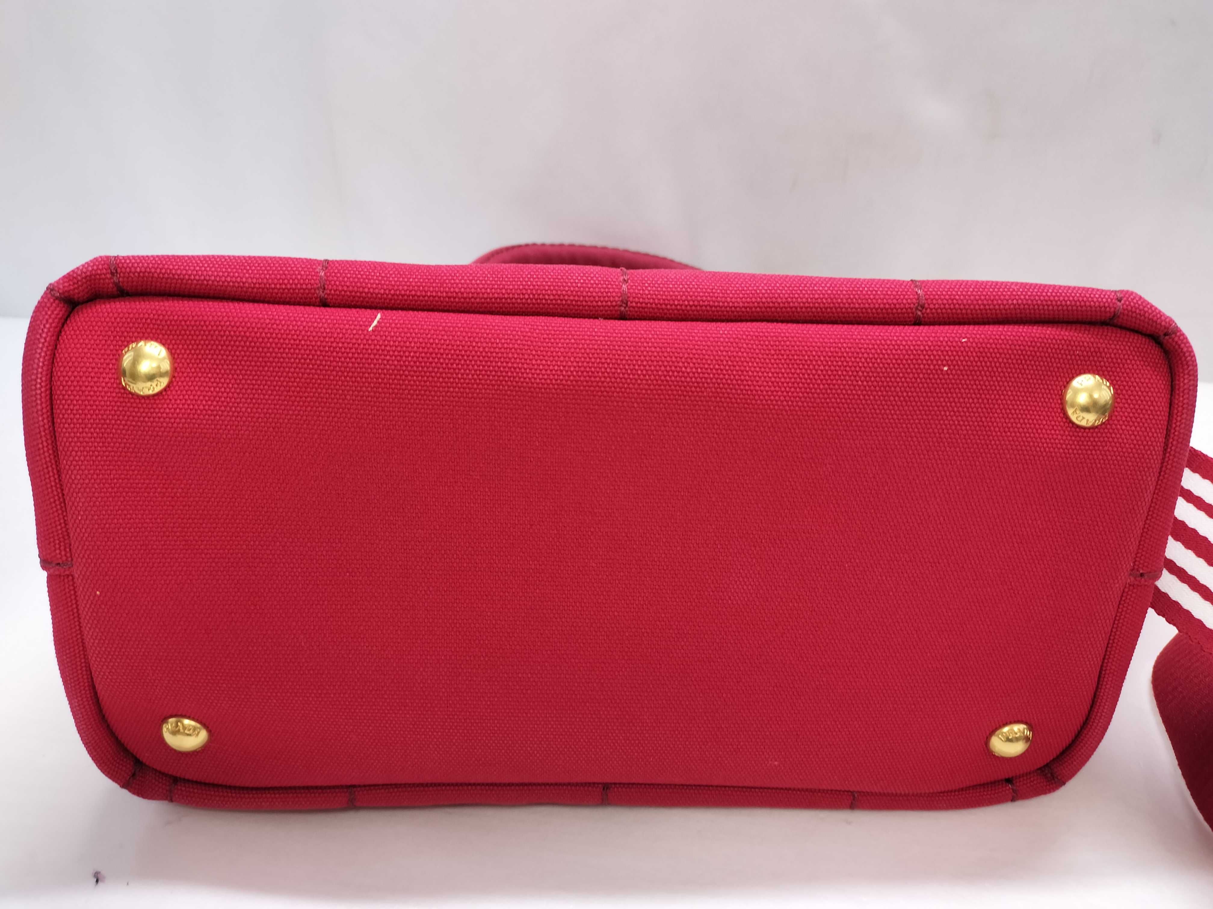 Canapa Canvas 2-Way Handbag, Red, 1BG439 (Tote Bag) — view 13