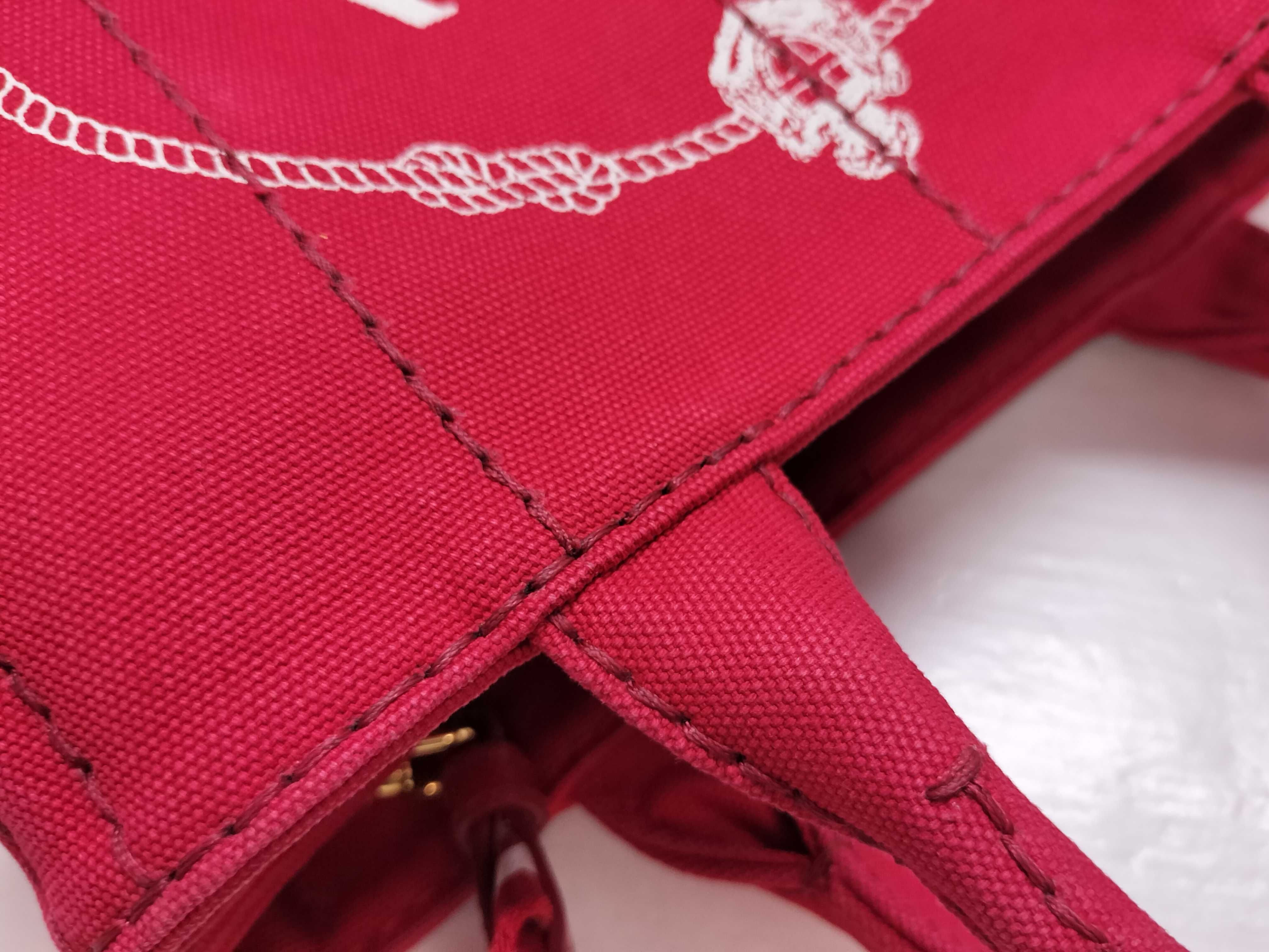 Canapa Canvas 2-Way Handbag, Red, 1BG439 (Tote Bag) — view 5