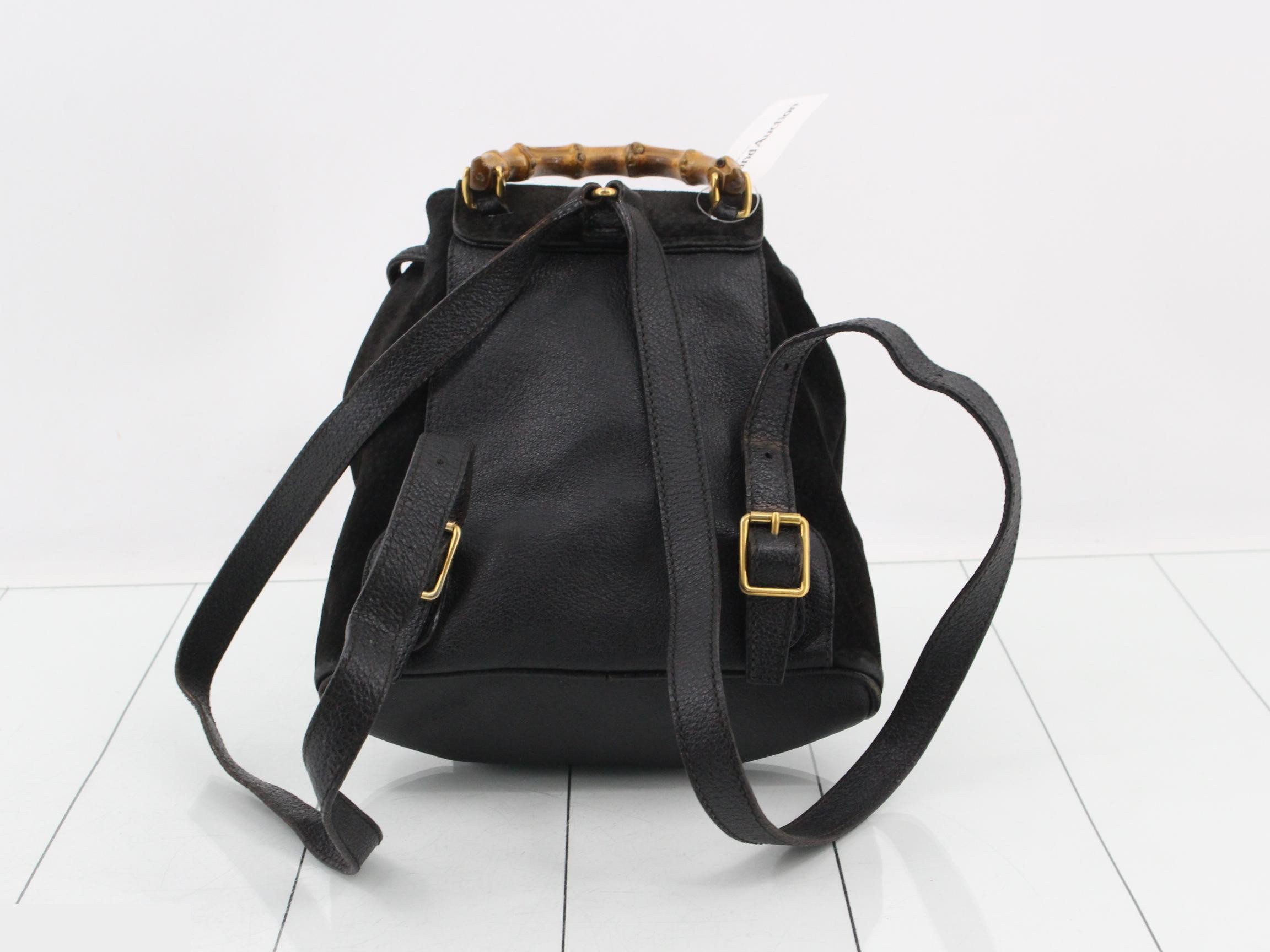 Bamboo (bag) Suede Backpack — view 2