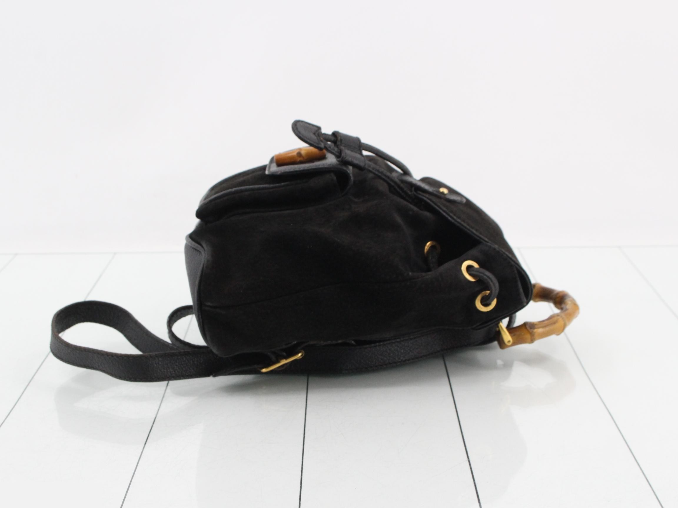 Bamboo (bag) Suede Backpack — view 3