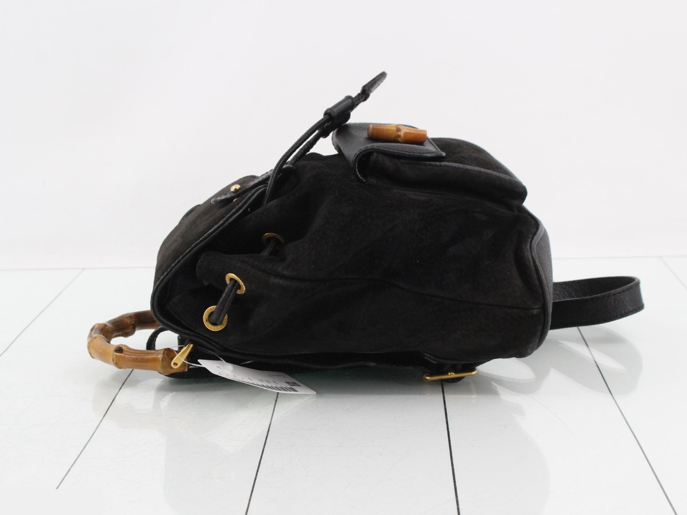 Bamboo (bag) Suede Backpack — view 4