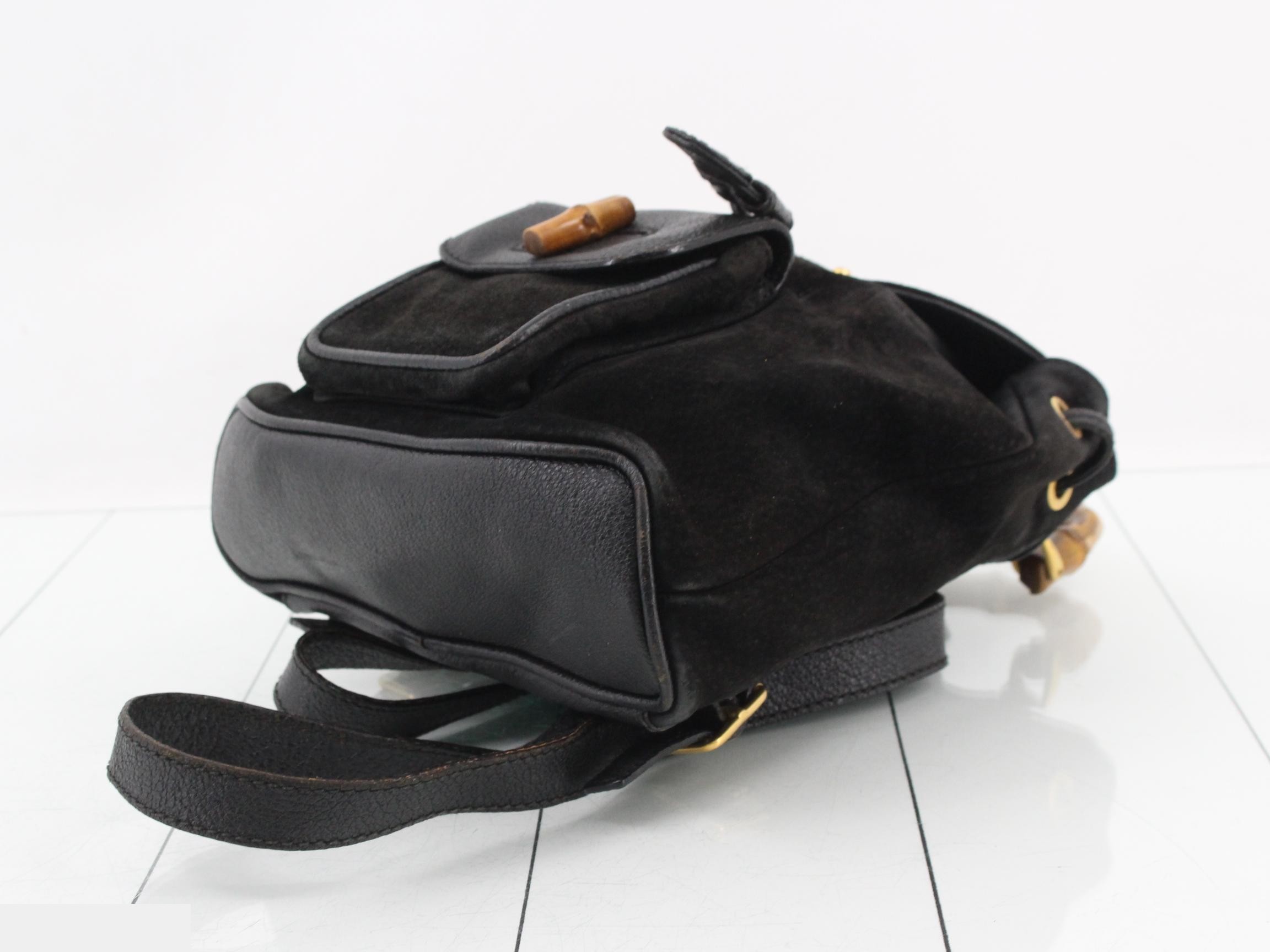 Bamboo (bag) Suede Backpack — view 6