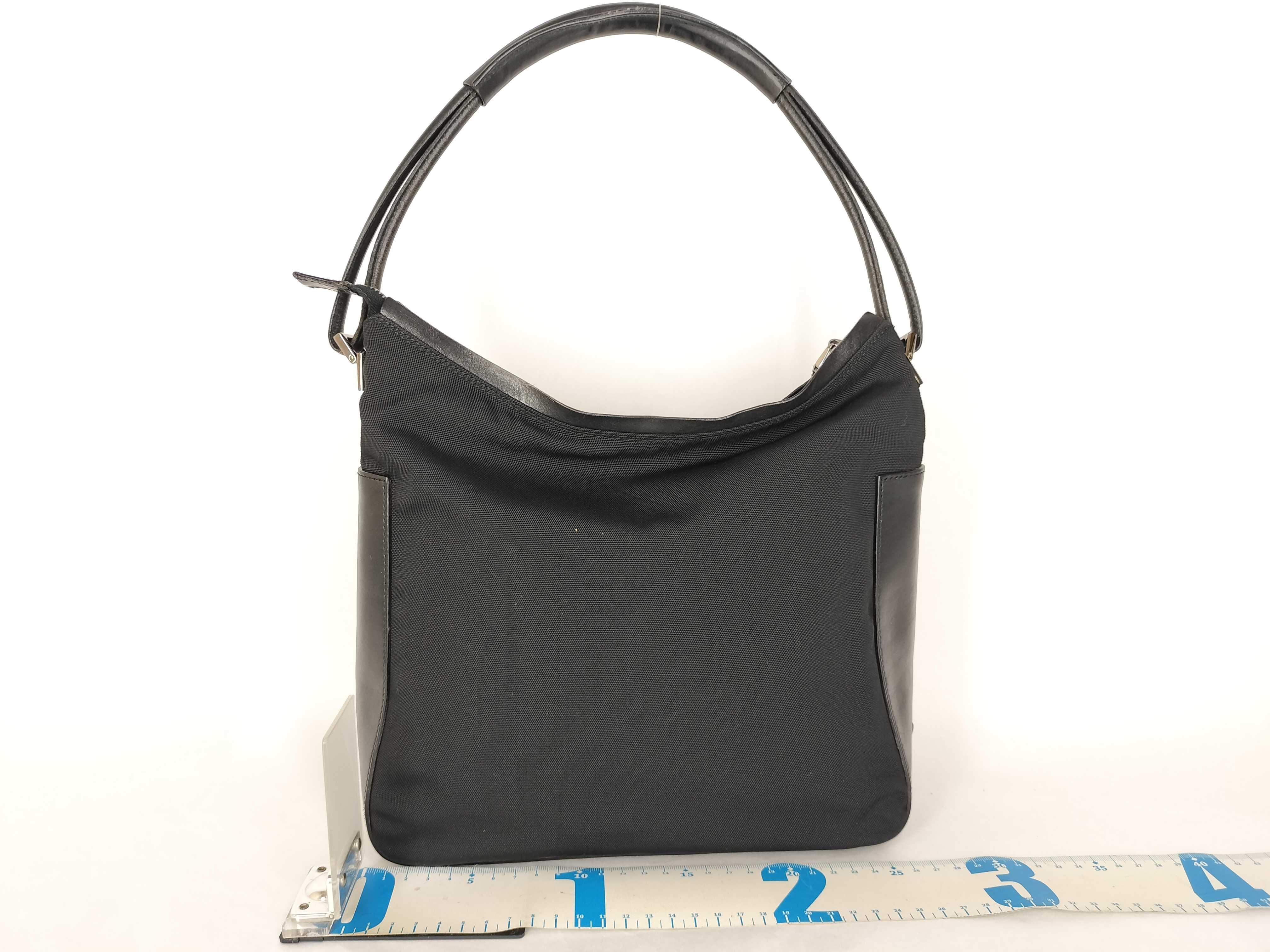 001.3766 Nylon x Leather Shoulder Bag with Dust Bag — view 2