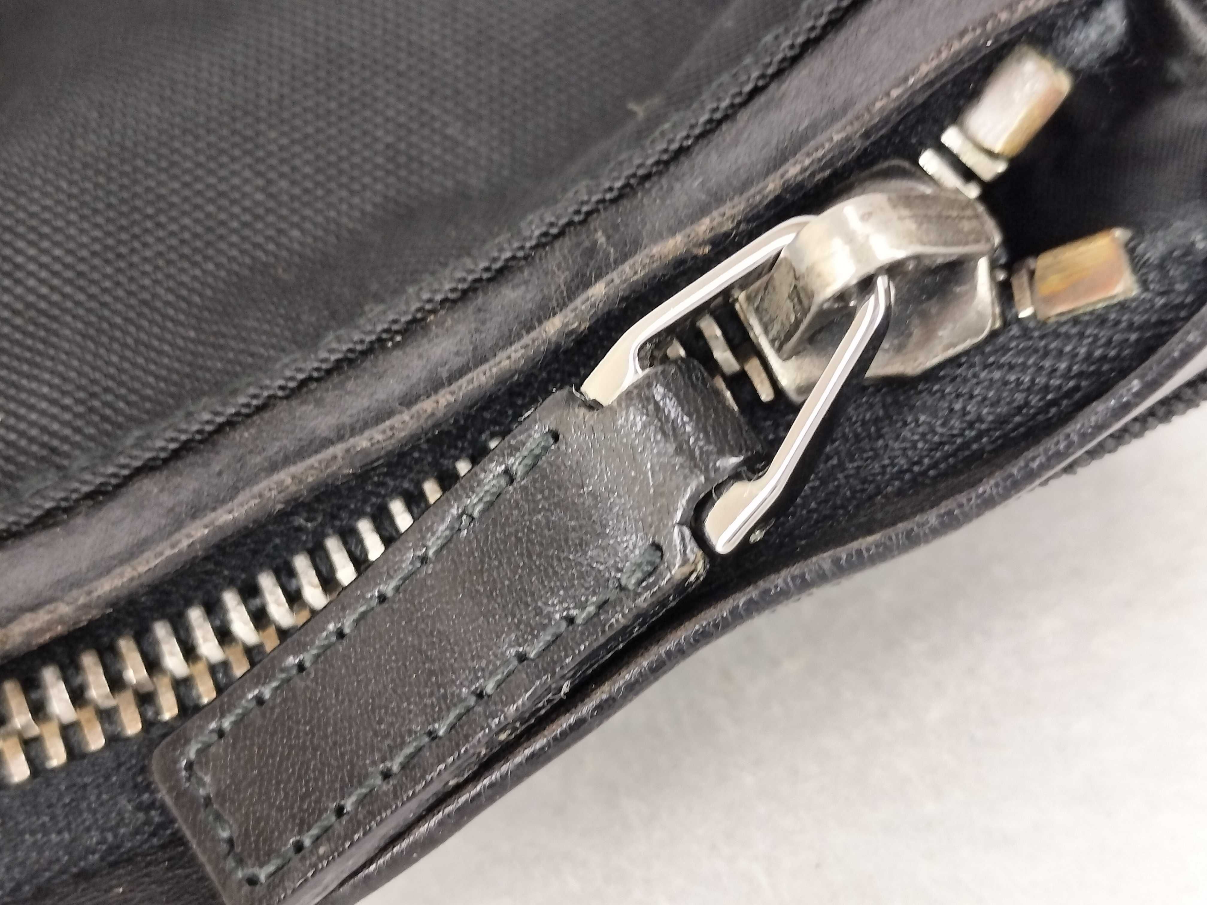 001.3766 Nylon x Leather Shoulder Bag with Dust Bag — view 13