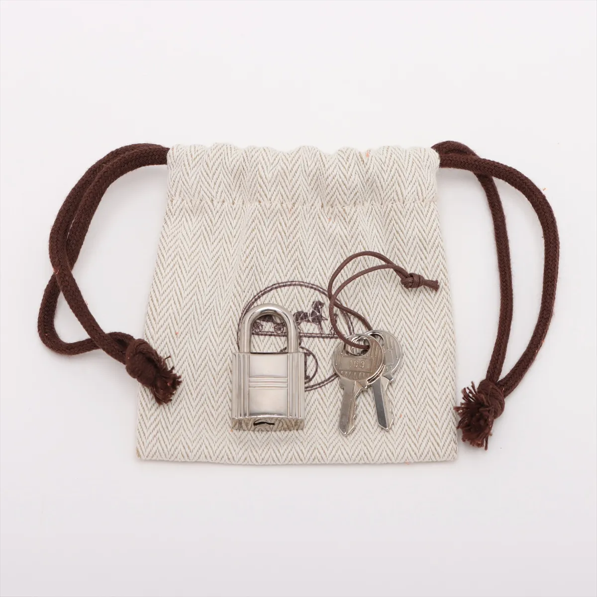 Picotan Lock 18 PM Taurillon Clemence Orange Silver Hardware Y:2020 — view 10