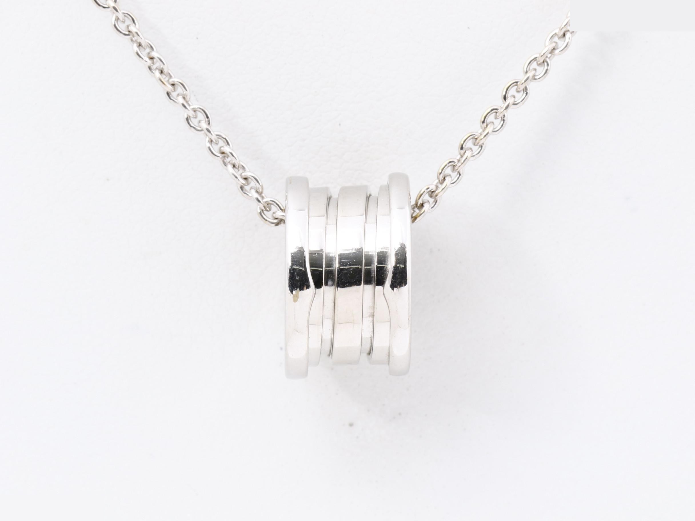 B.zero1 Necklace, Au750WG, 11.75g, 40cm