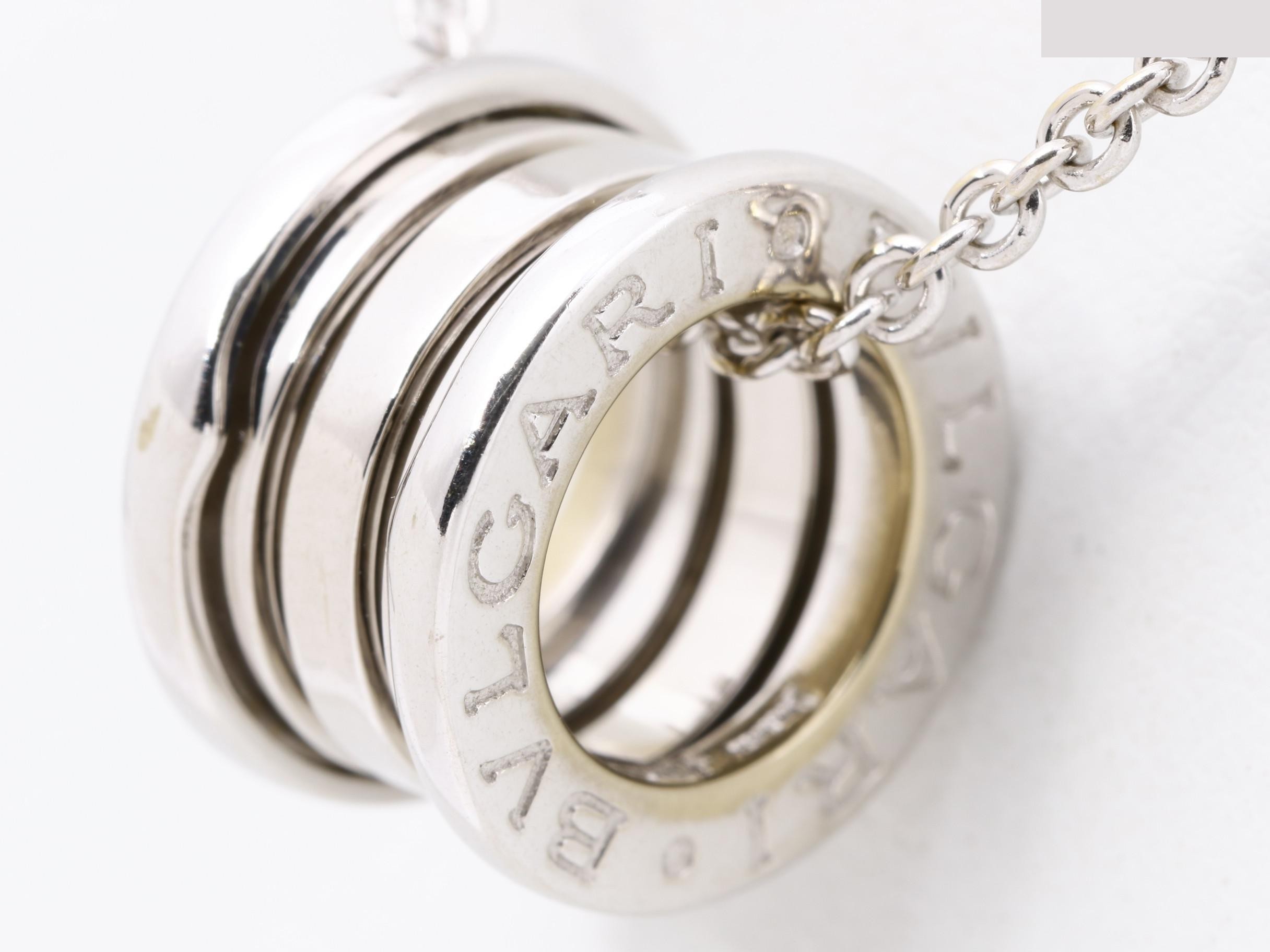 B.zero1 Necklace, Au750WG, 11.75g, 40cm — view 3