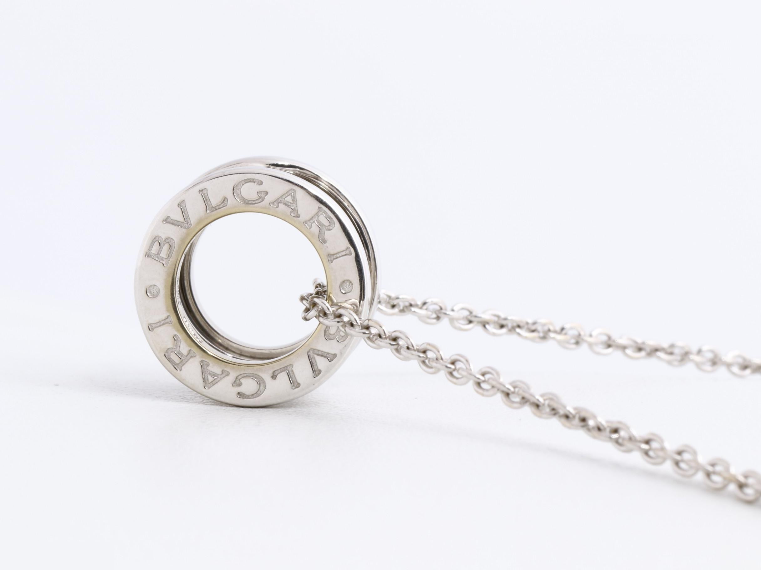 B.zero1 Necklace, Au750WG, 11.75g, 40cm — view 4
