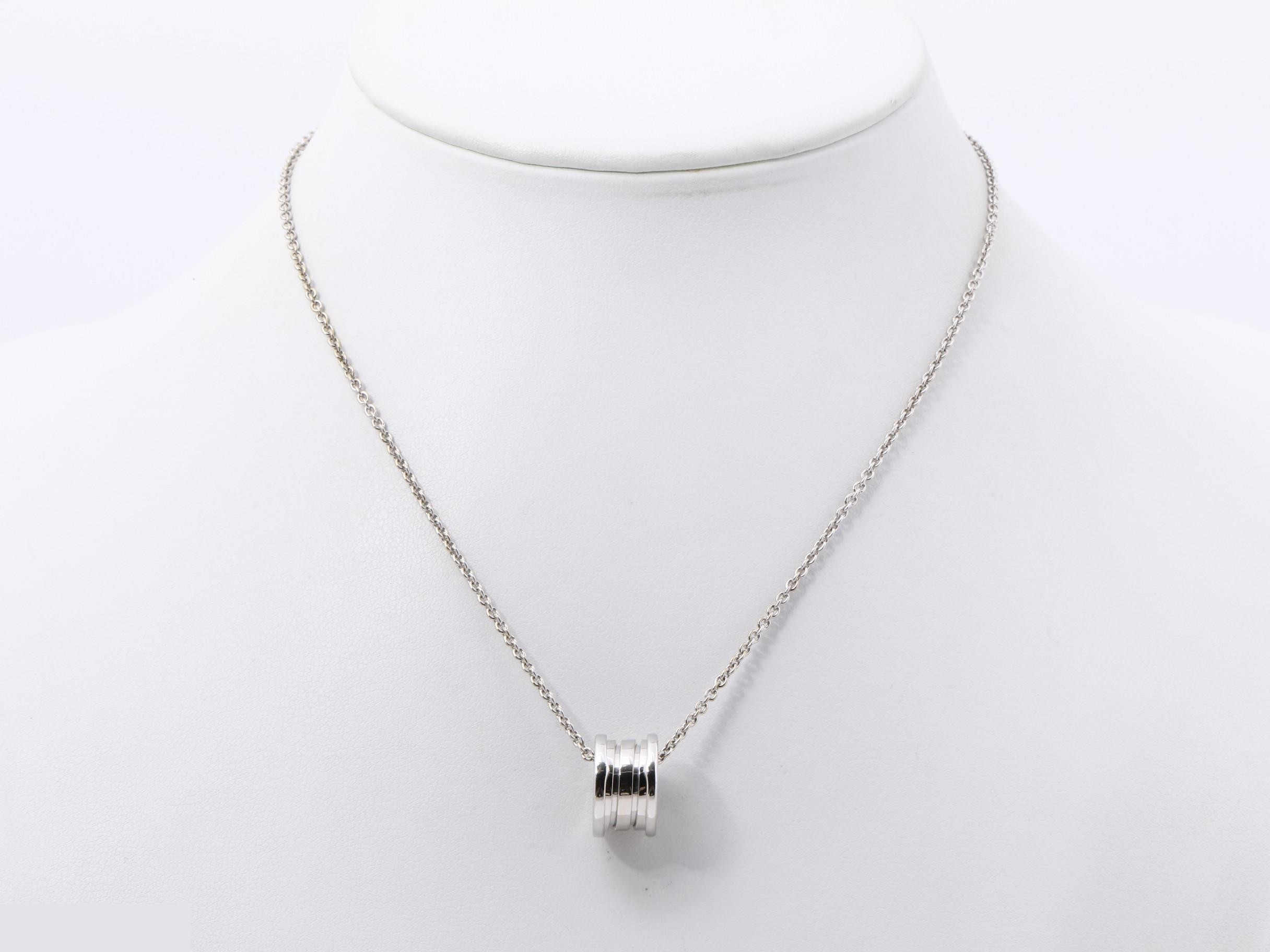 B.zero1 Necklace, Au750WG, 11.75g, 40cm — view 6