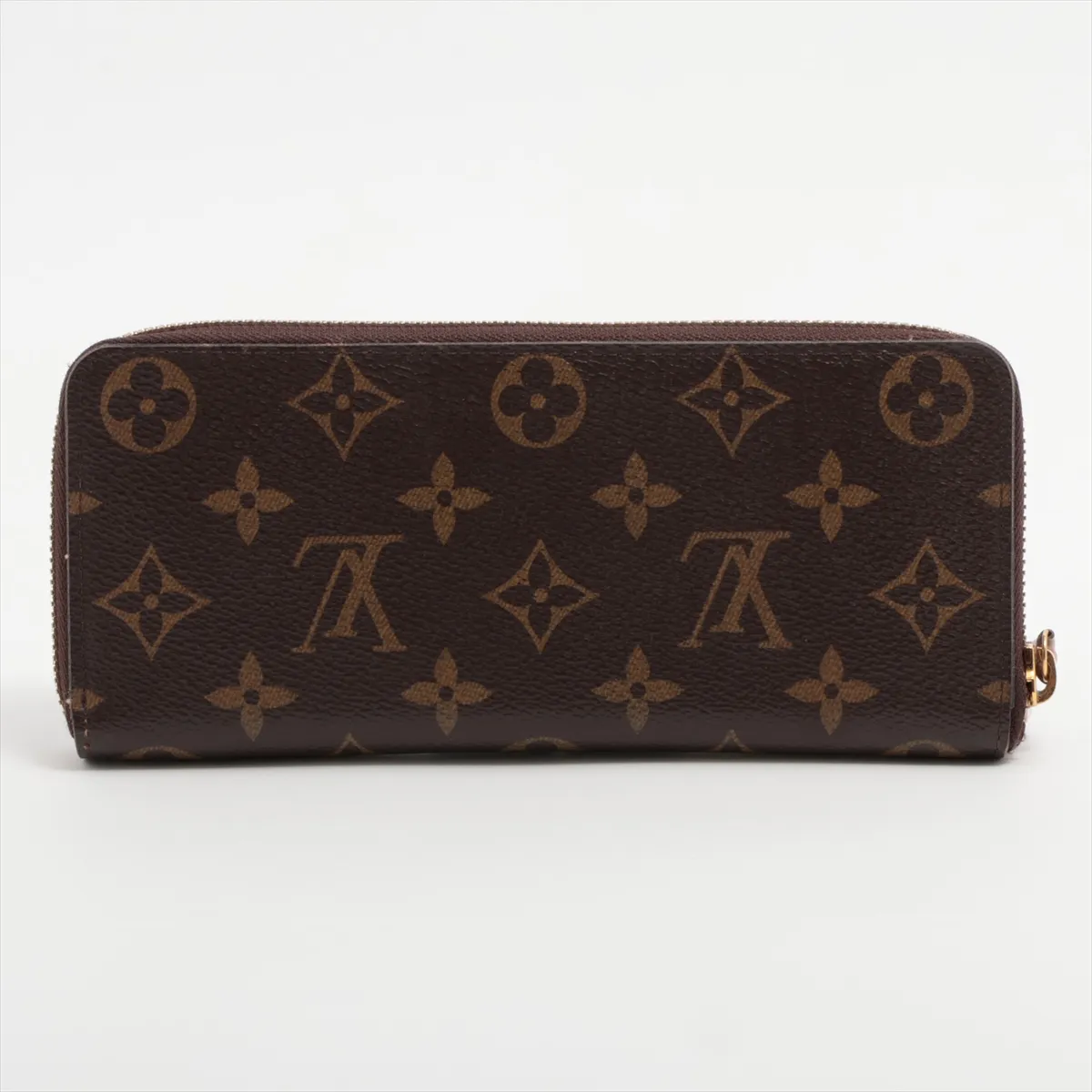 Monogram Portefeuille Clemence M61298 Rose Ballerine Round Zip Wallet RFID Reactive — view 2