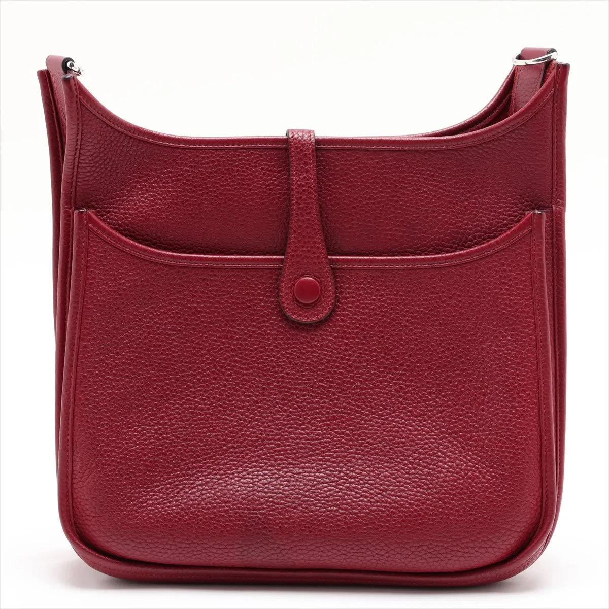 Evelyne 3 29 PM Taurillon Clemence Rouge Grenat Silver Hardware X: 2016 — view 2