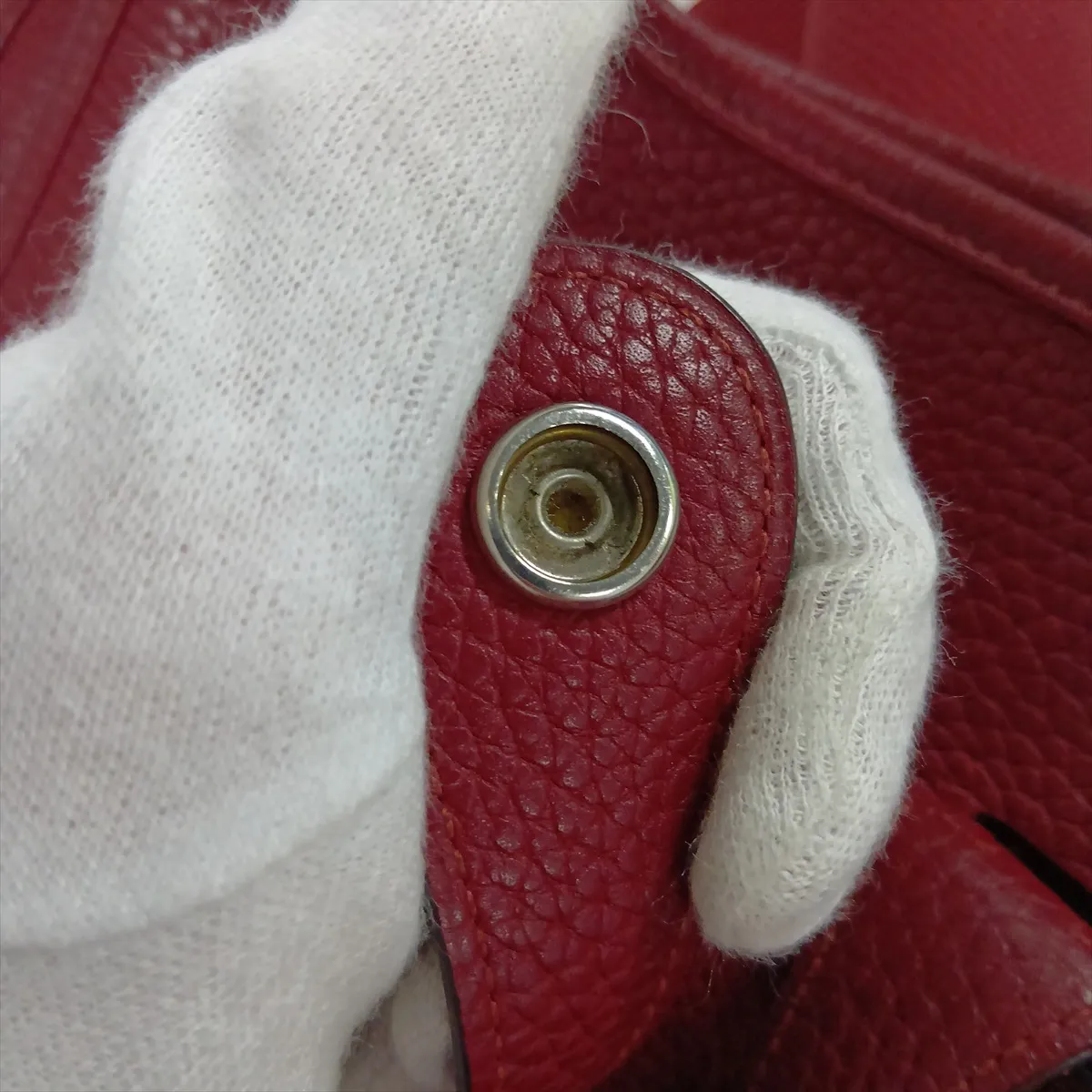Evelyne 3 29 PM Taurillon Clemence Rouge Grenat Silver Hardware X: 2016 — view 11