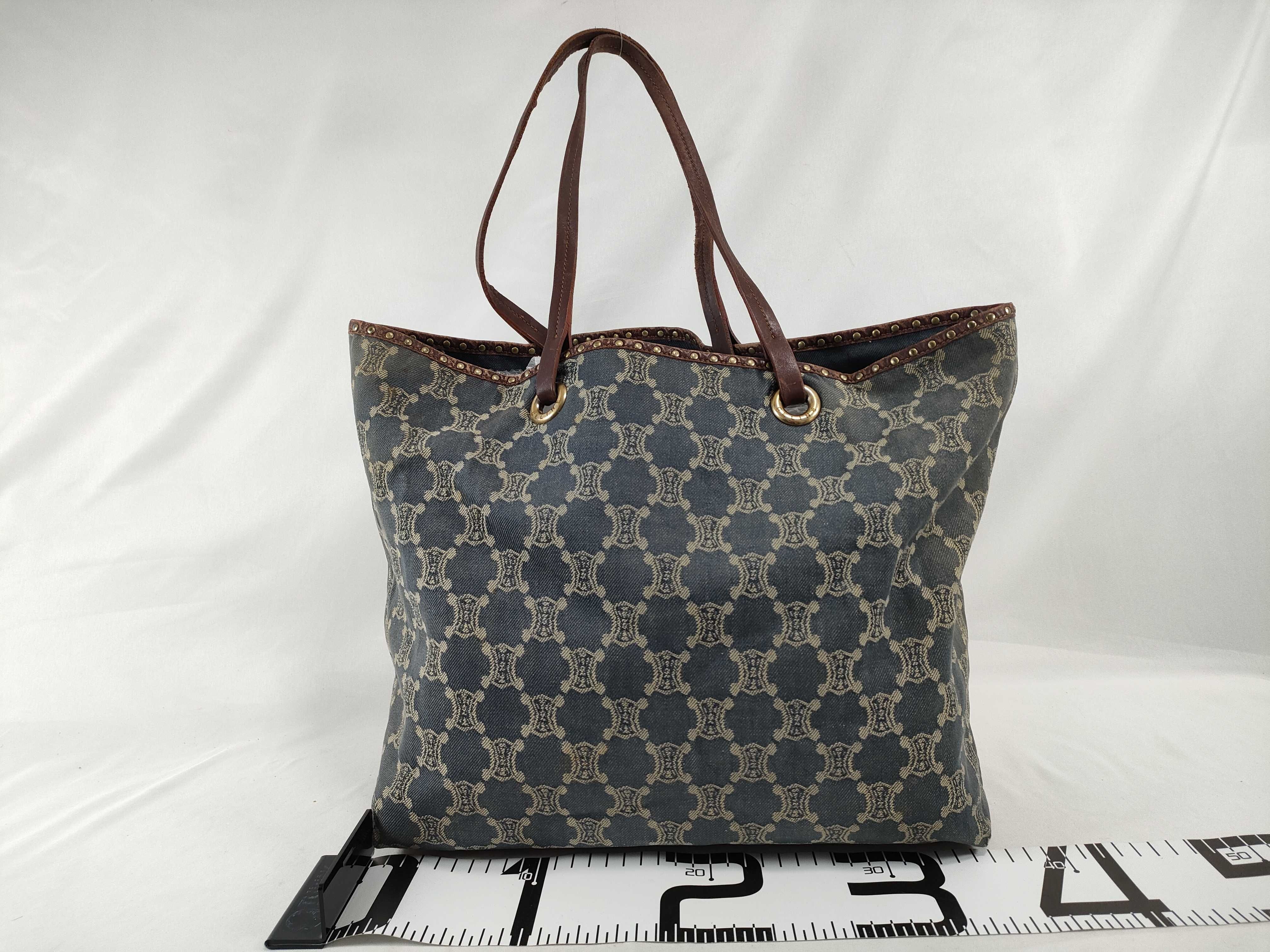denim tote bag — view 2