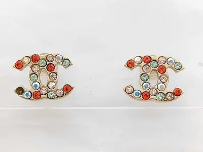 Earrings Coco Mark Multicolor Stone 04A