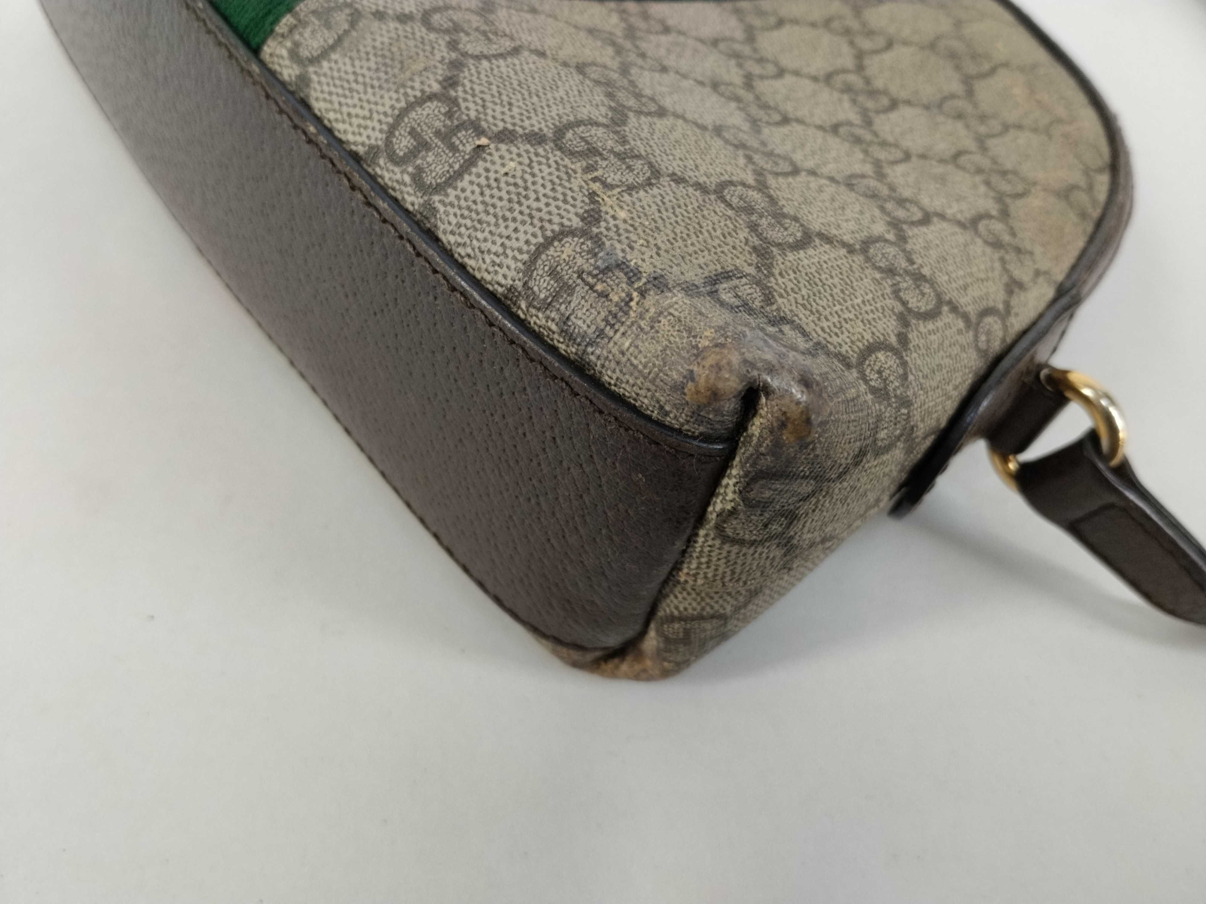 GG Supreme Shoulder Bag (Gray) — view 6