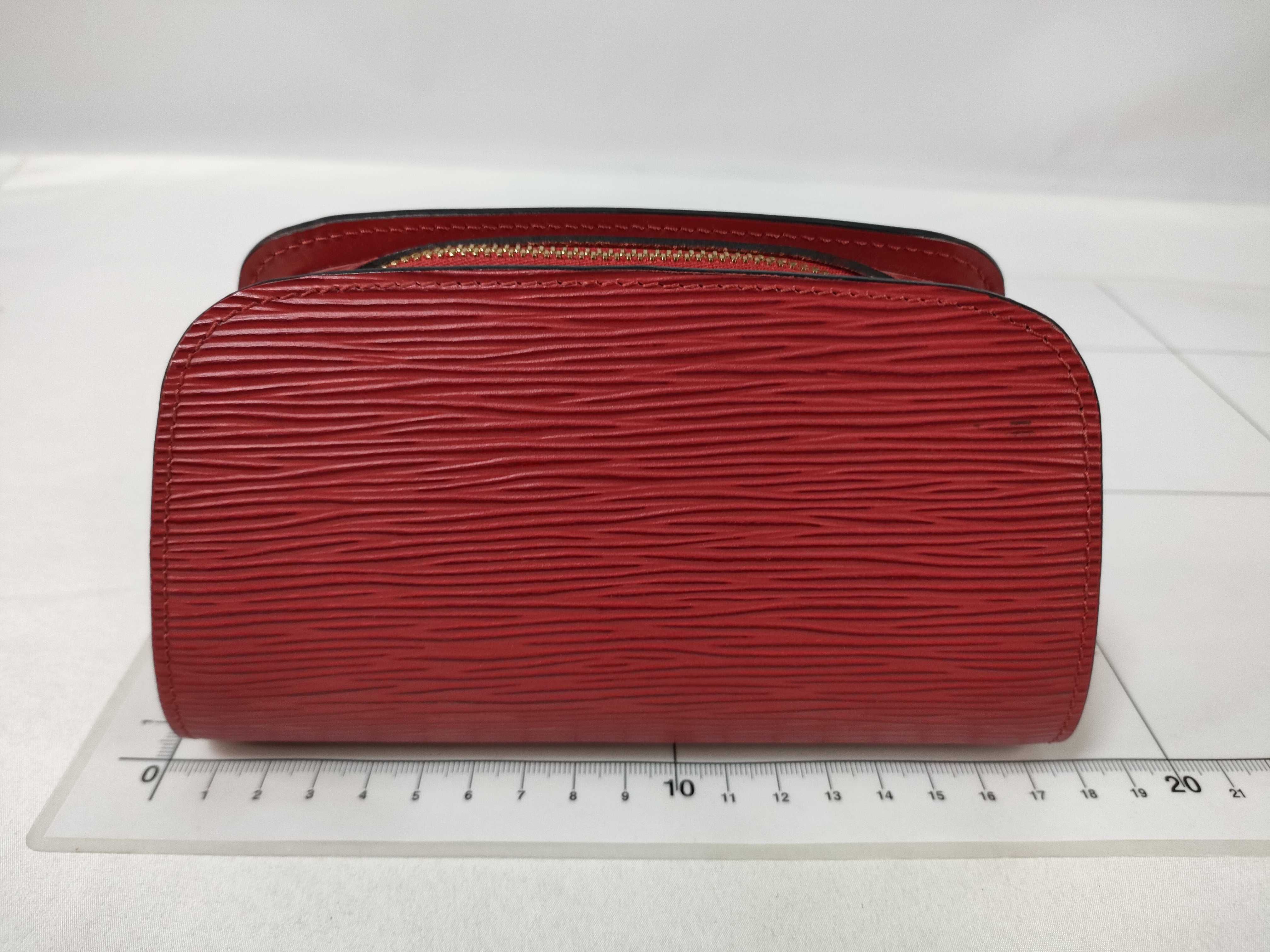 Epi Dauphine Red Pouch — view 2
