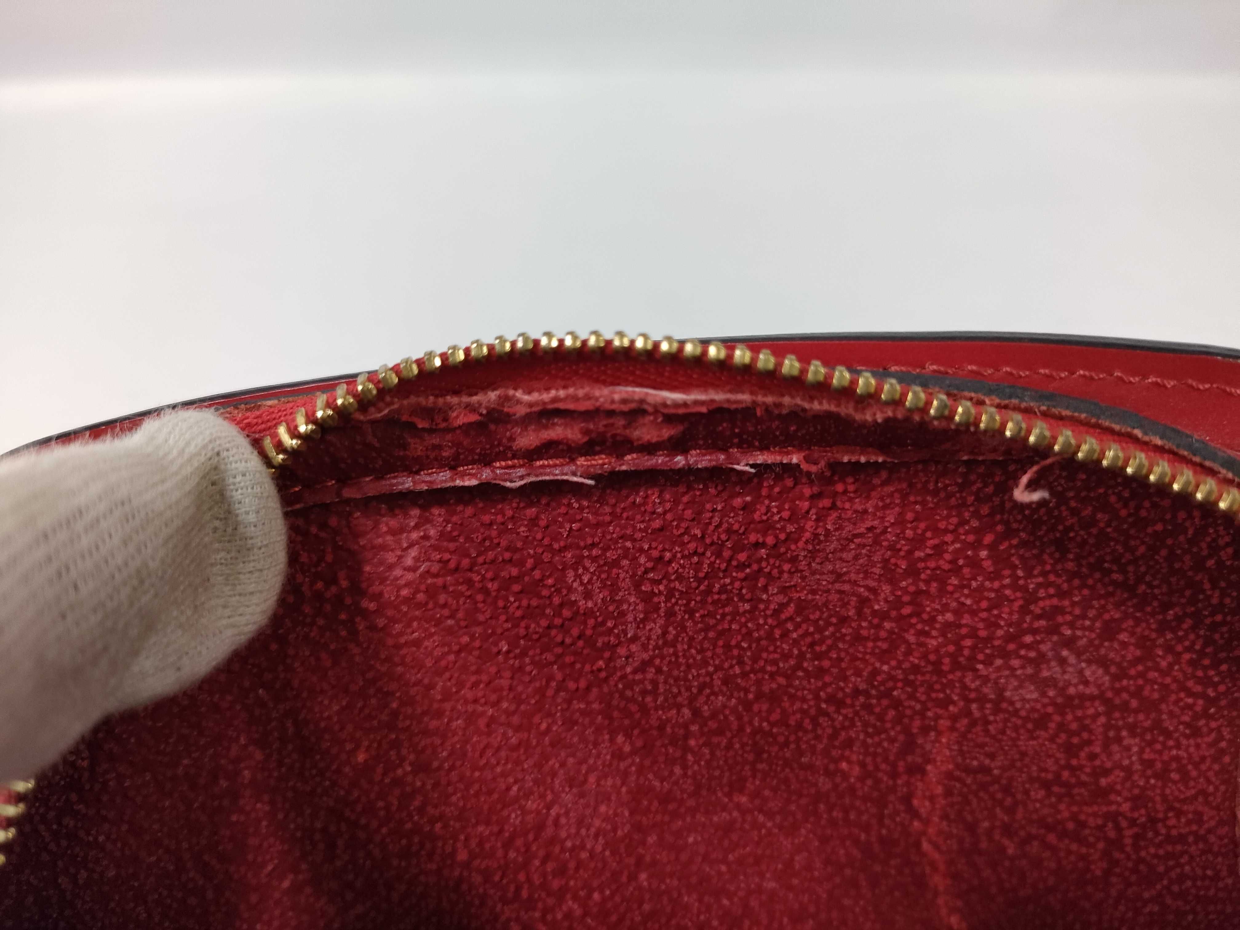 Epi Dauphine Red Pouch — view 15