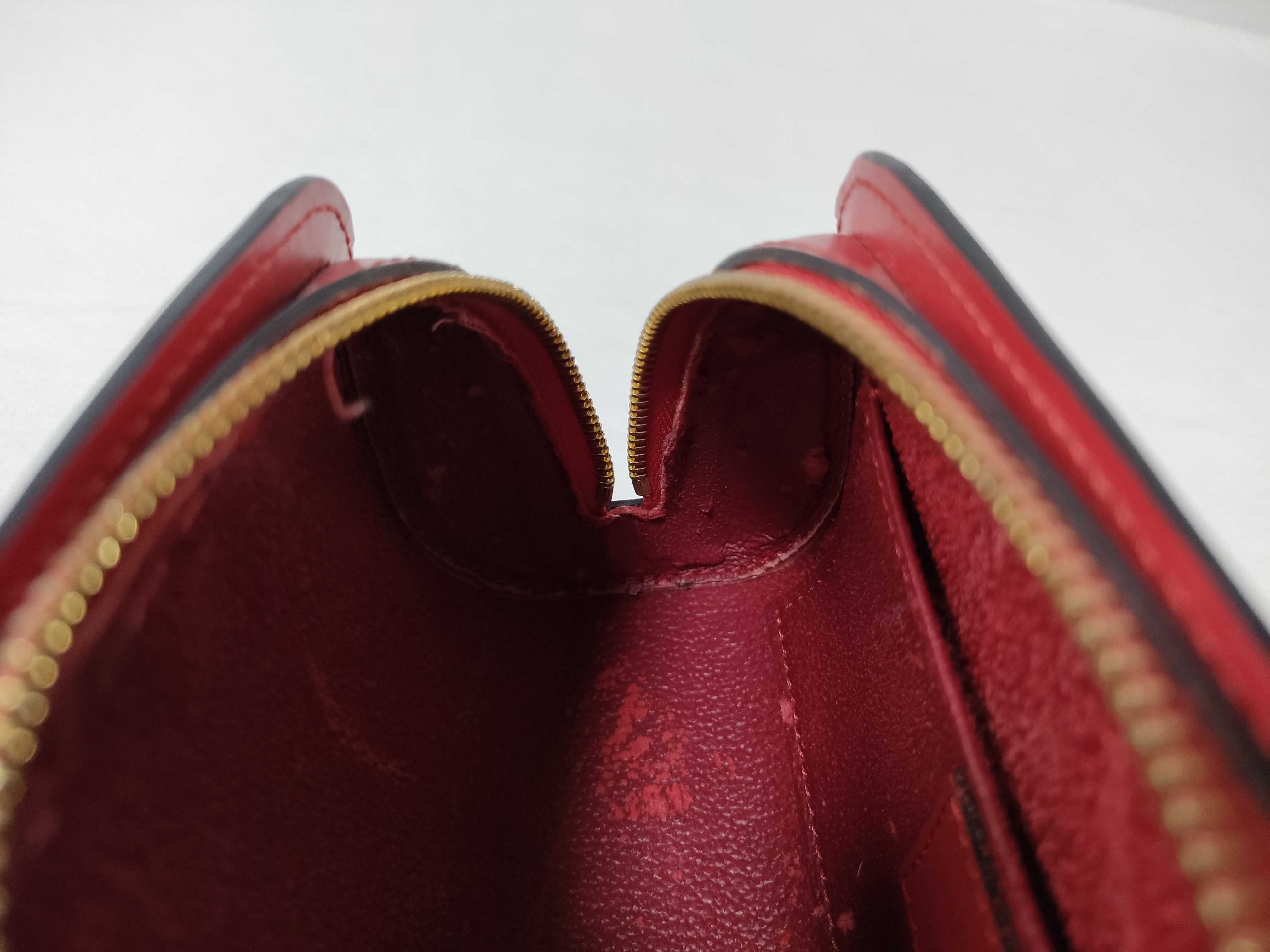Epi Dauphine Red Pouch — view 7