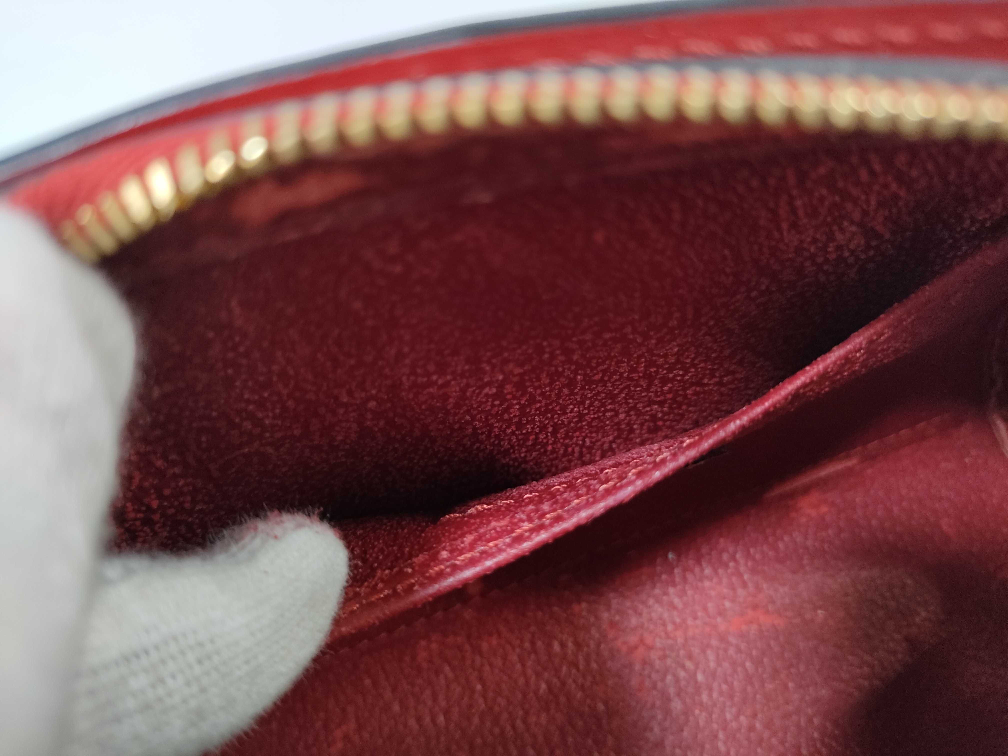 Epi Dauphine Red Pouch — view 9