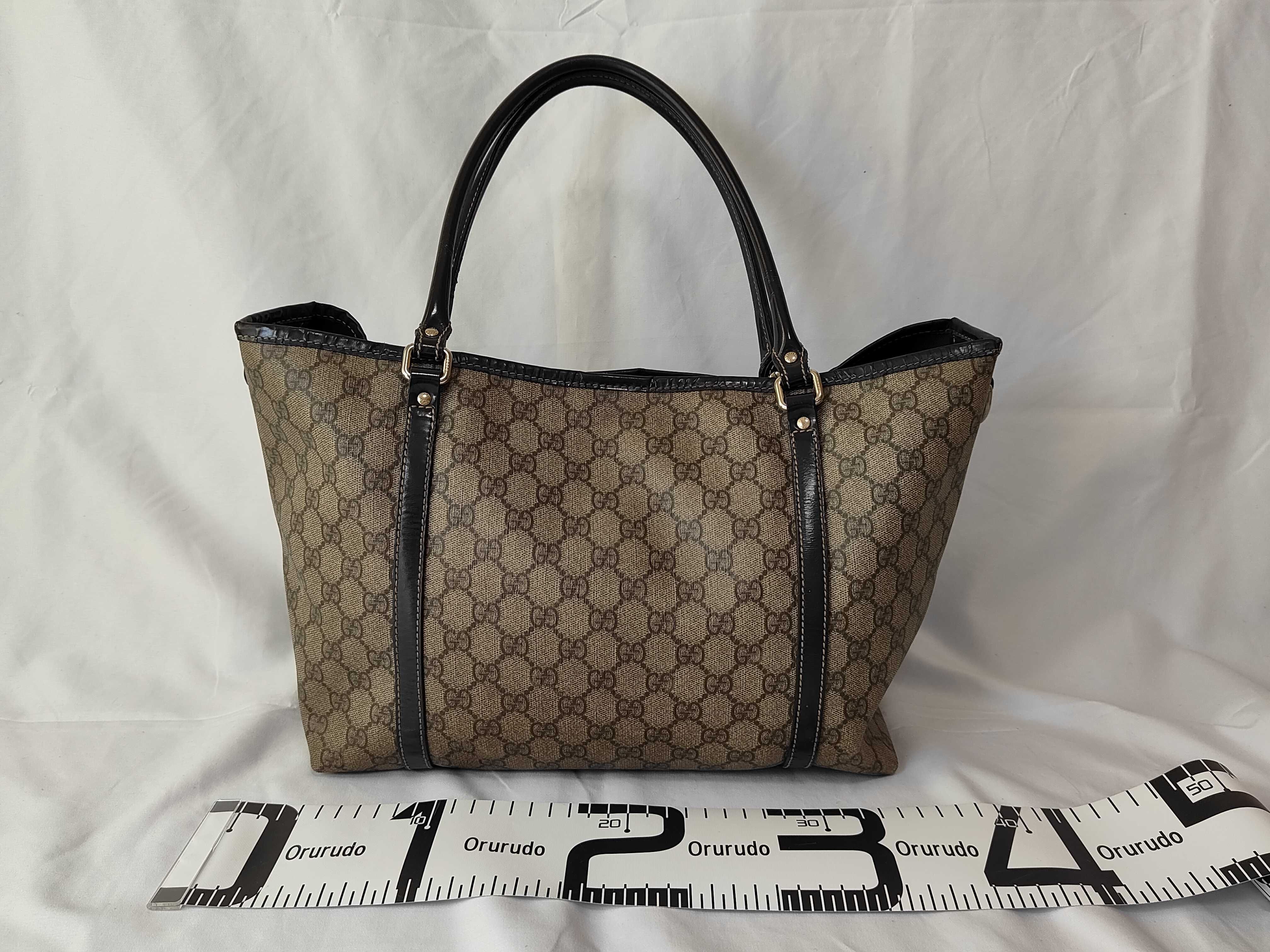 GG Supreme Canvas Joy Shopper Shoulder Bag Tote Bag — view 2