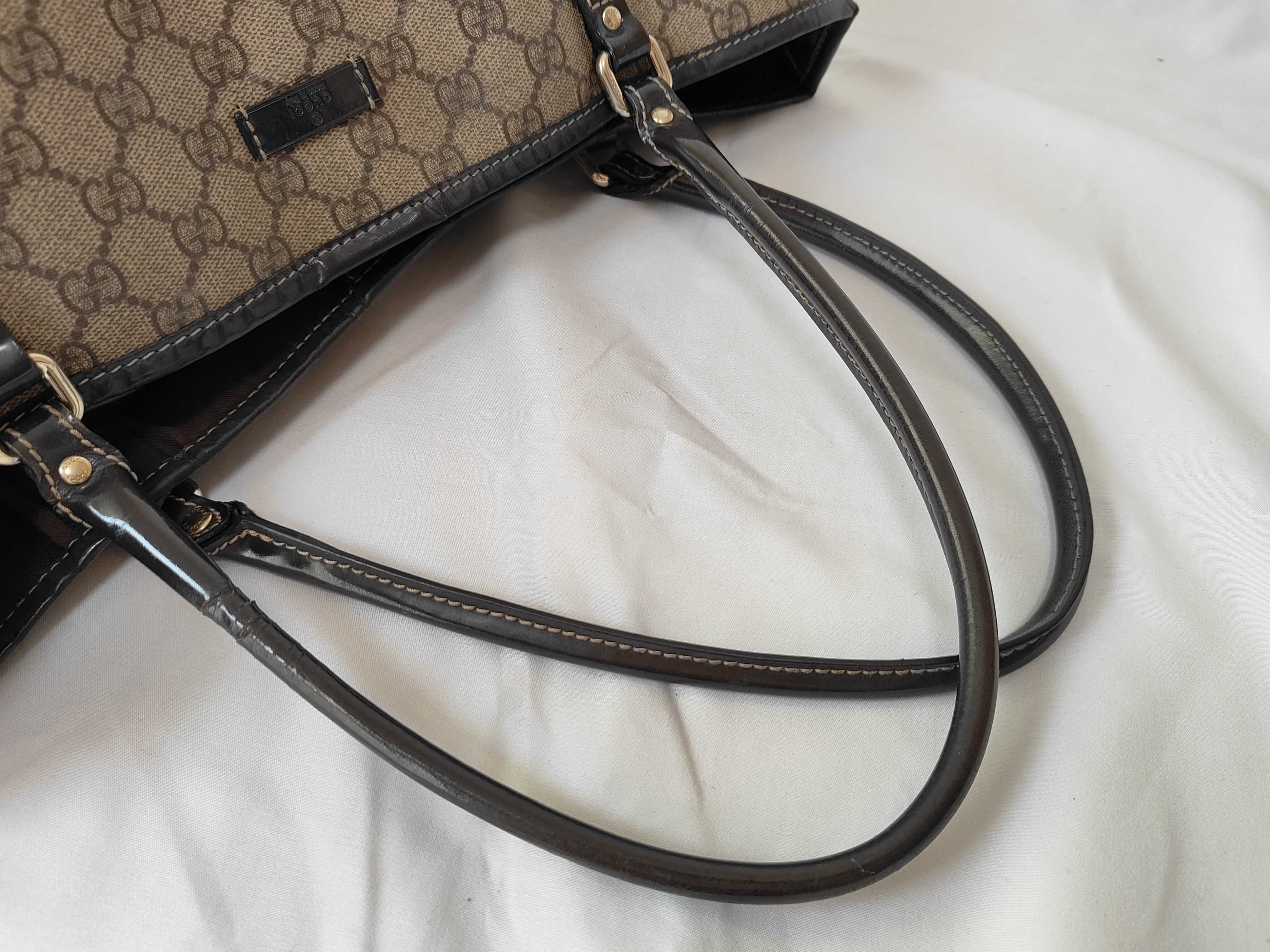 GG Supreme Canvas Joy Shopper Shoulder Bag Tote Bag — view 3