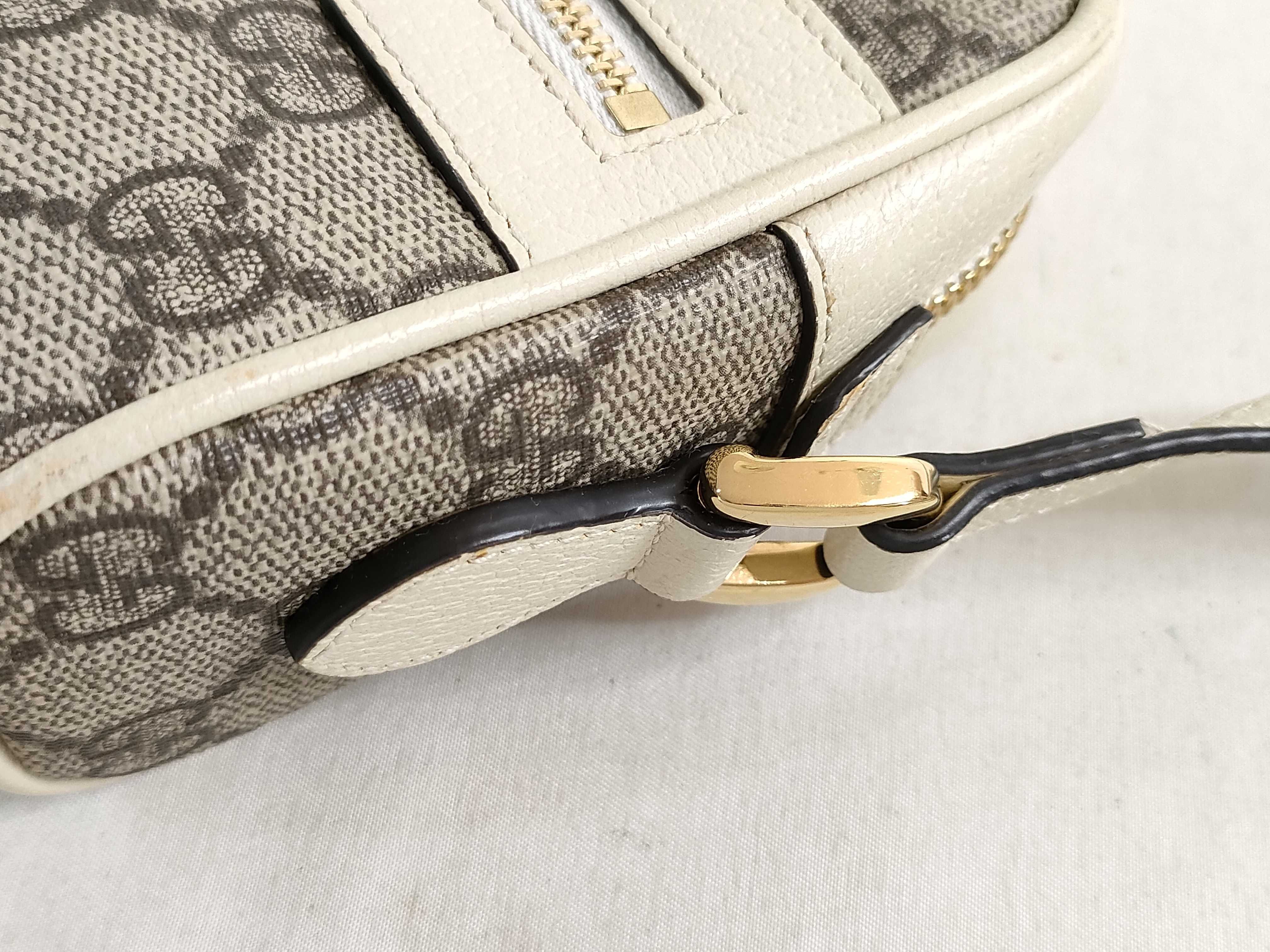 GG Supreme Ophidia PVC x Leather Shoulder Bag, Beige, 517350 (Shoulder Bag) — view 5