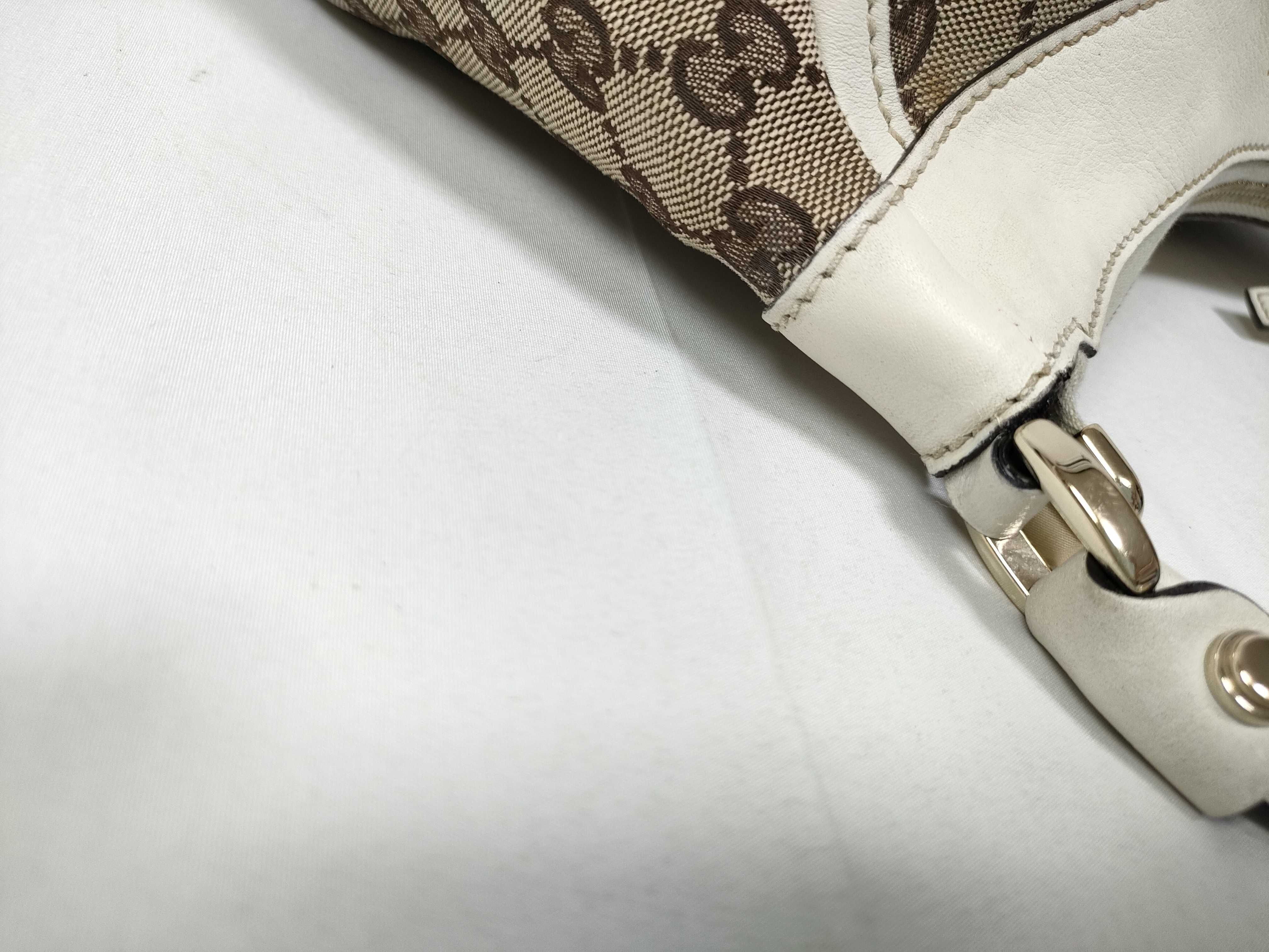 GG Logo Jacquard D-Ring Hobo Shoulder Bag (Handbag) — view 11