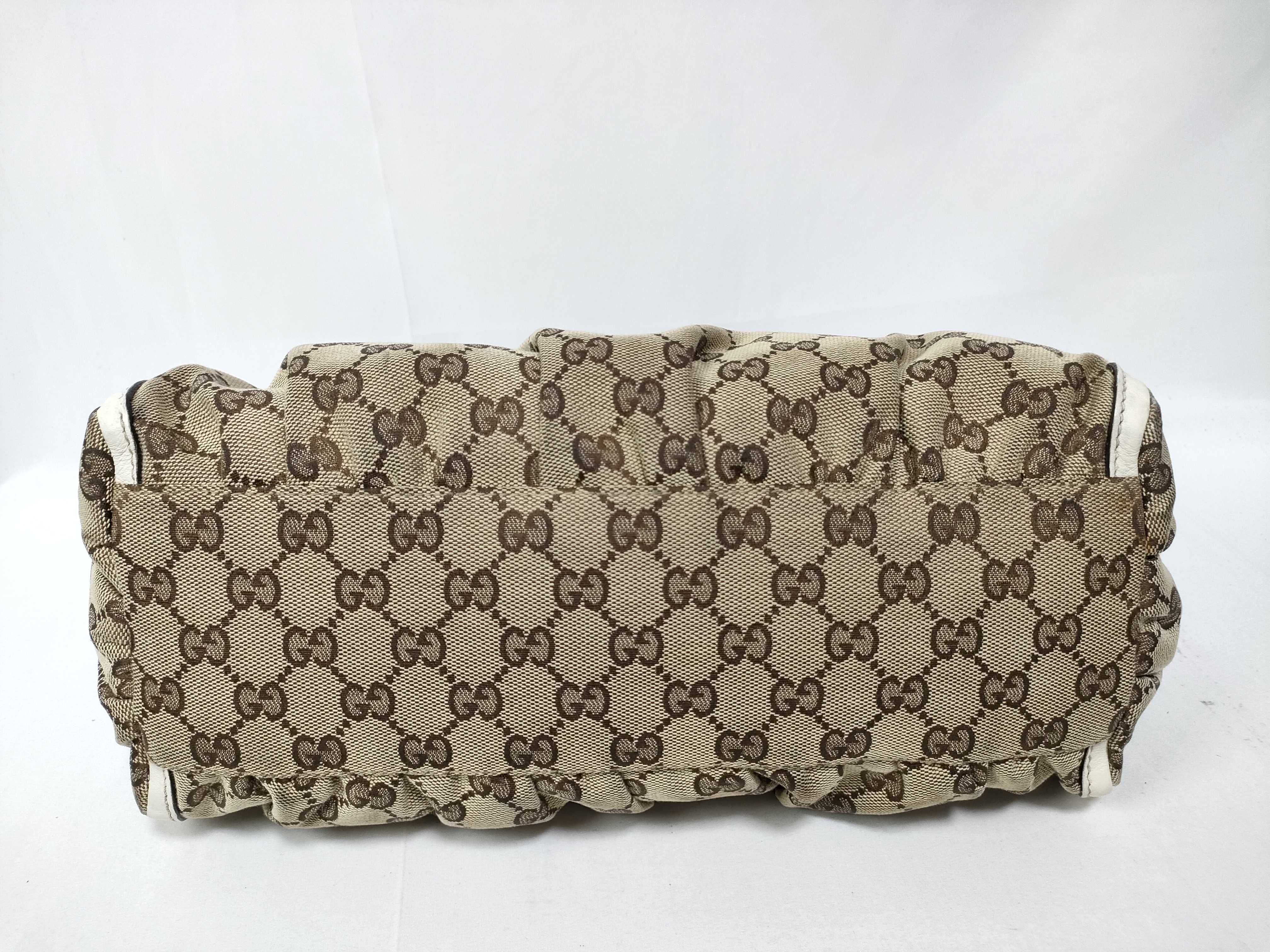 GG Logo Jacquard D-Ring Hobo Shoulder Bag (Handbag) — view 3