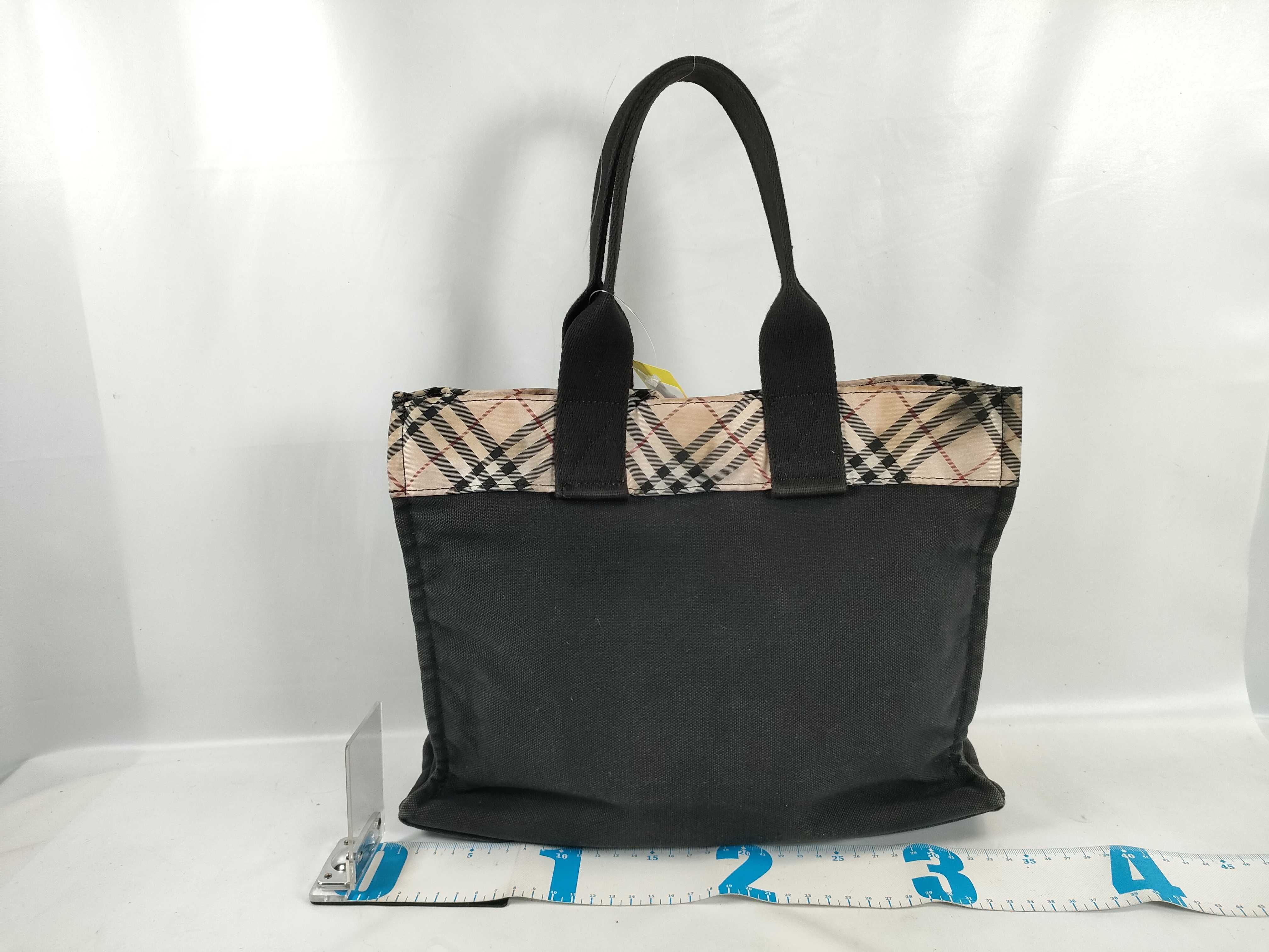 Blue Label Nova Check Canvas Tote Bag — view 2