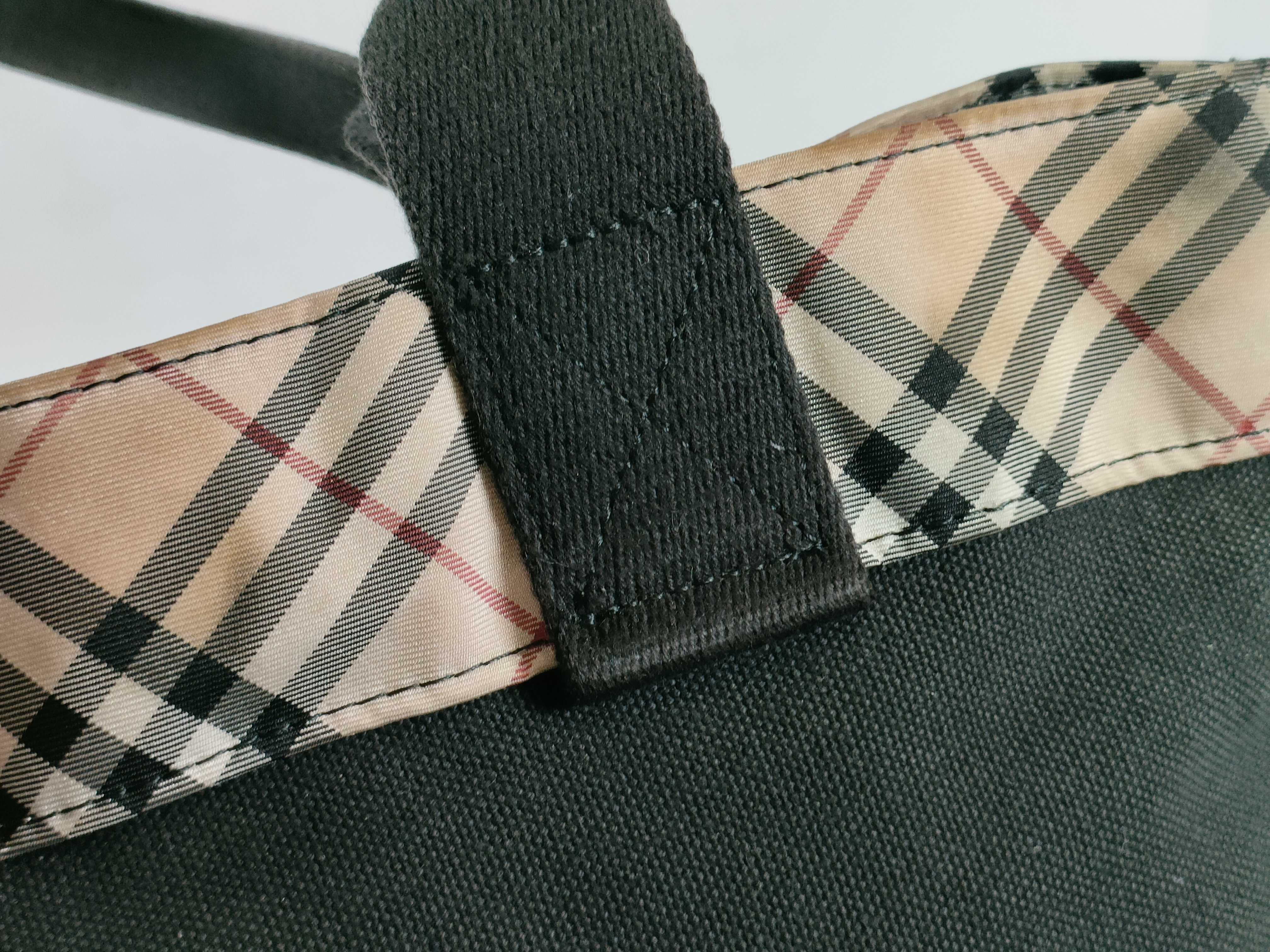 Blue Label Nova Check Canvas Tote Bag — view 5