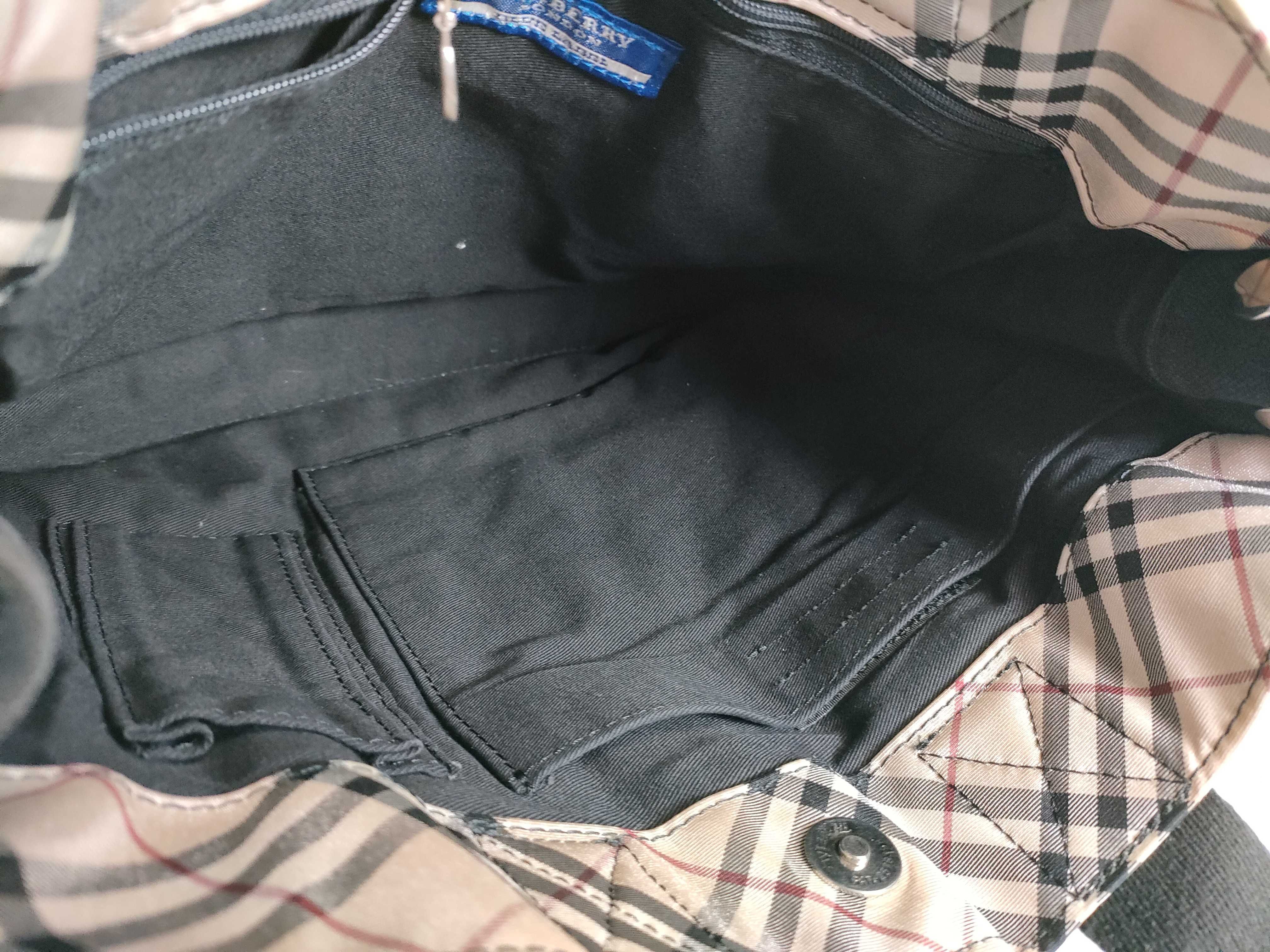 Blue Label Nova Check Canvas Tote Bag — view 9