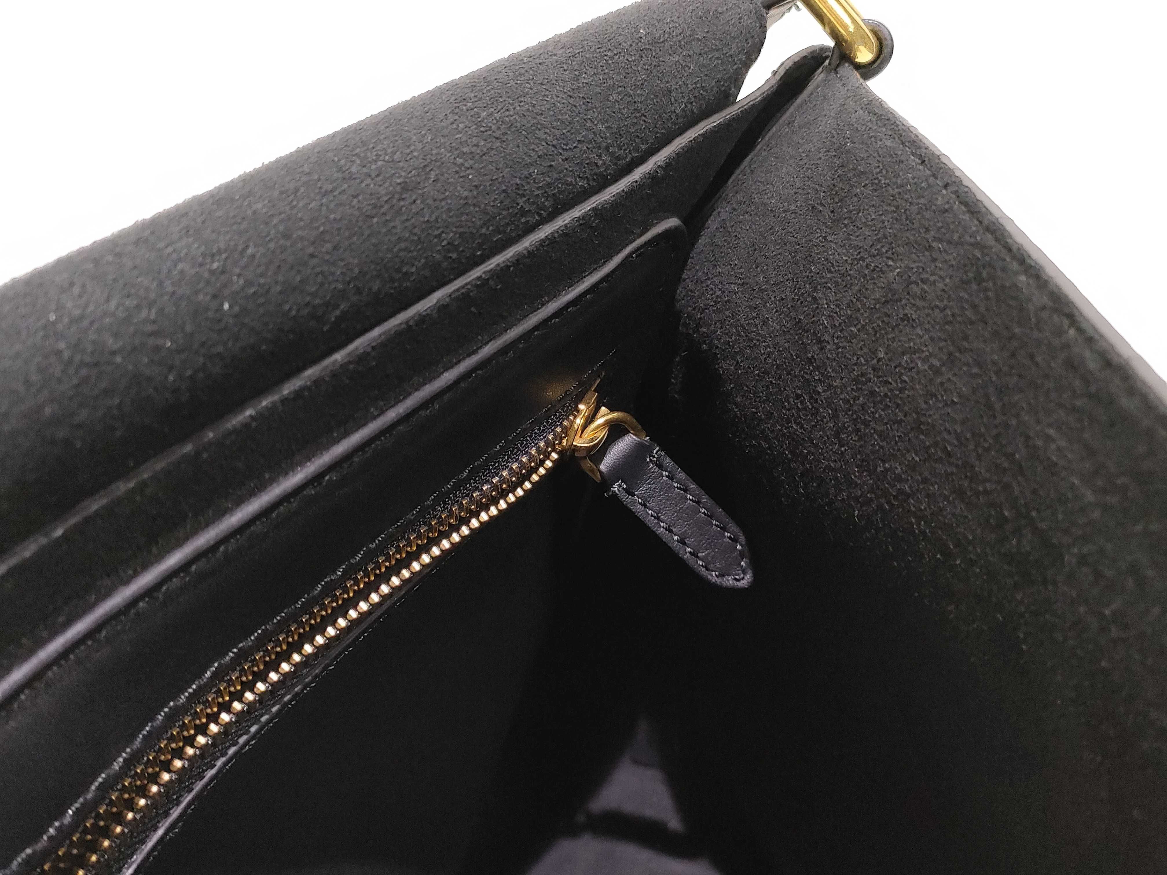 Logo Leather Shoulder Bag — view 11