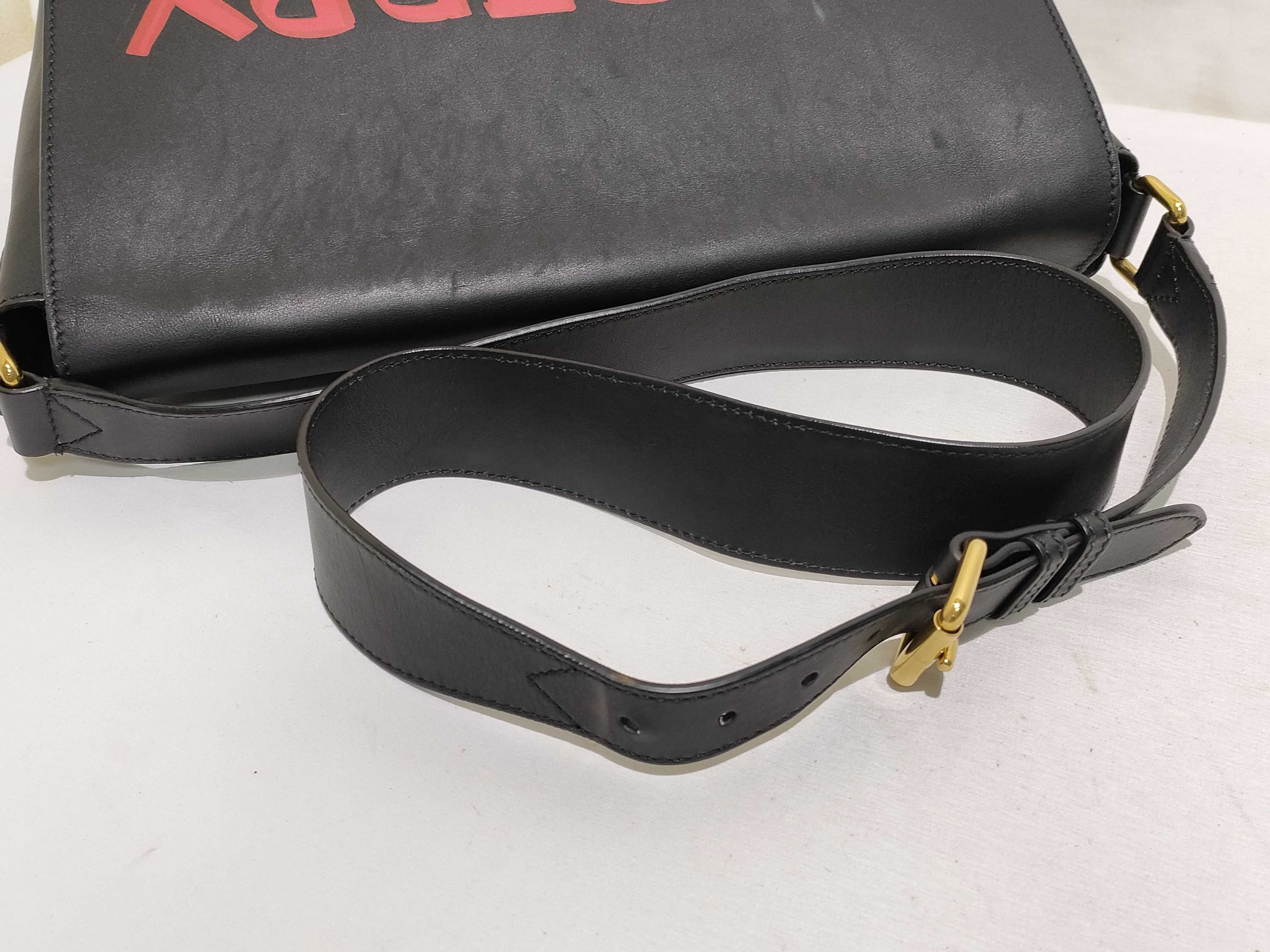Logo Leather Shoulder Bag — view 3