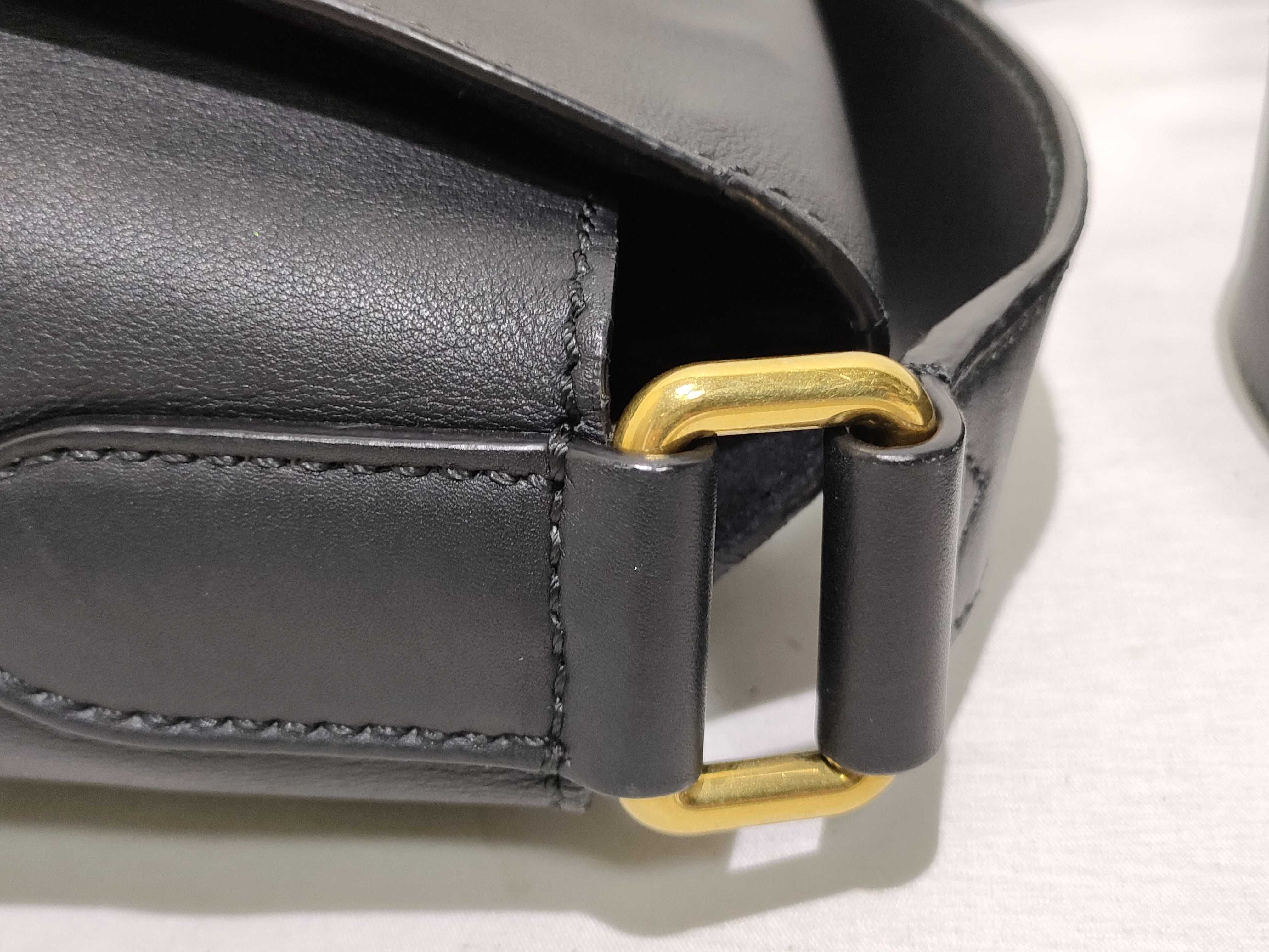 Logo Leather Shoulder Bag — view 5