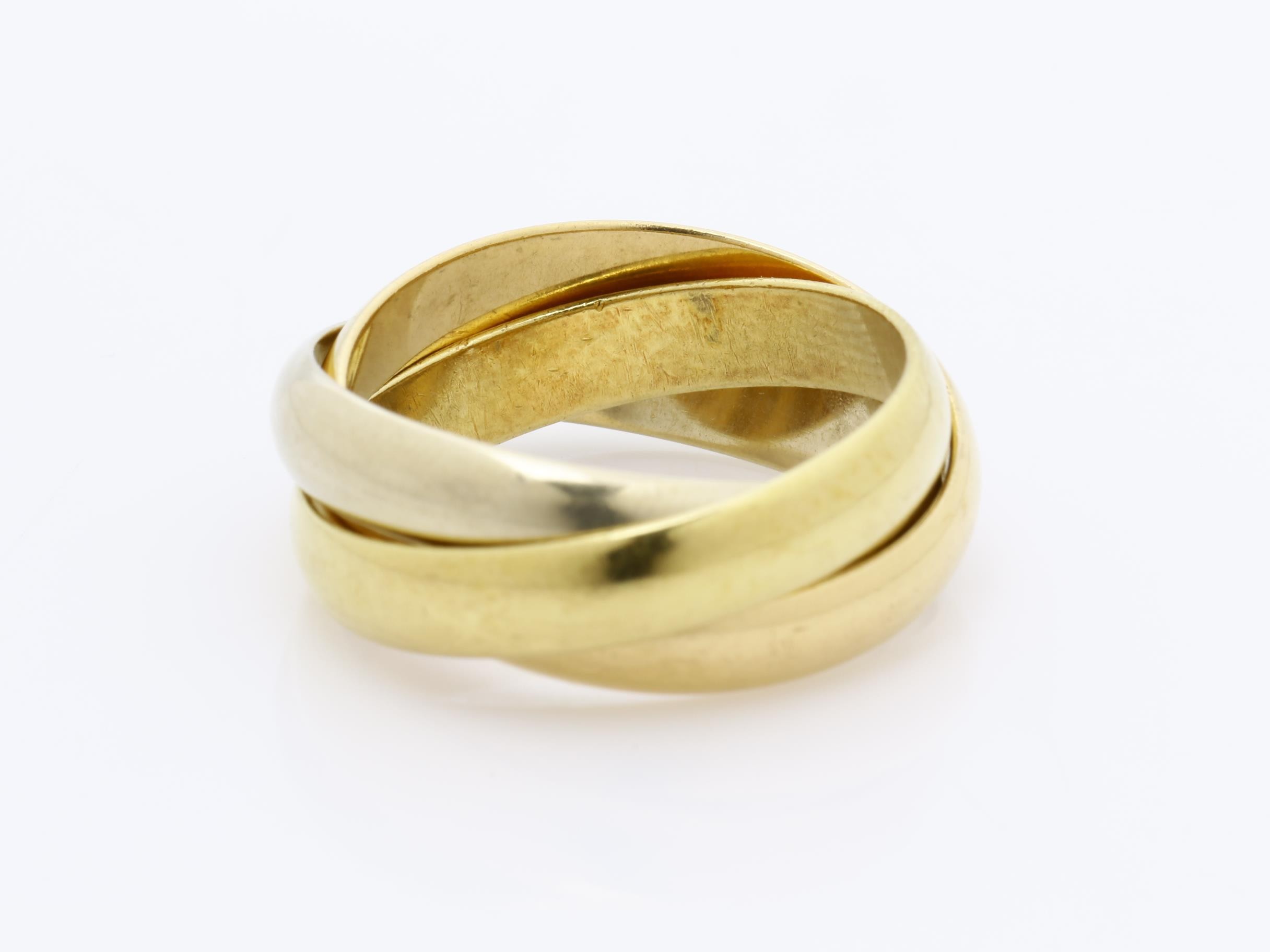 Trinity (precious metal) ring, 750, 7.7g, #51 — view 4