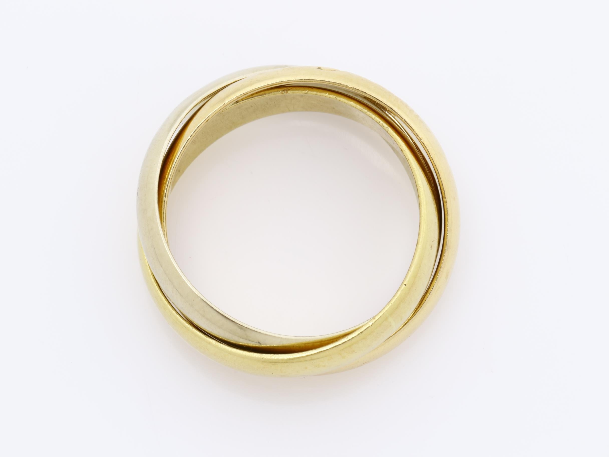 Trinity (precious metal) ring, 750, 7.7g, #51 — view 5