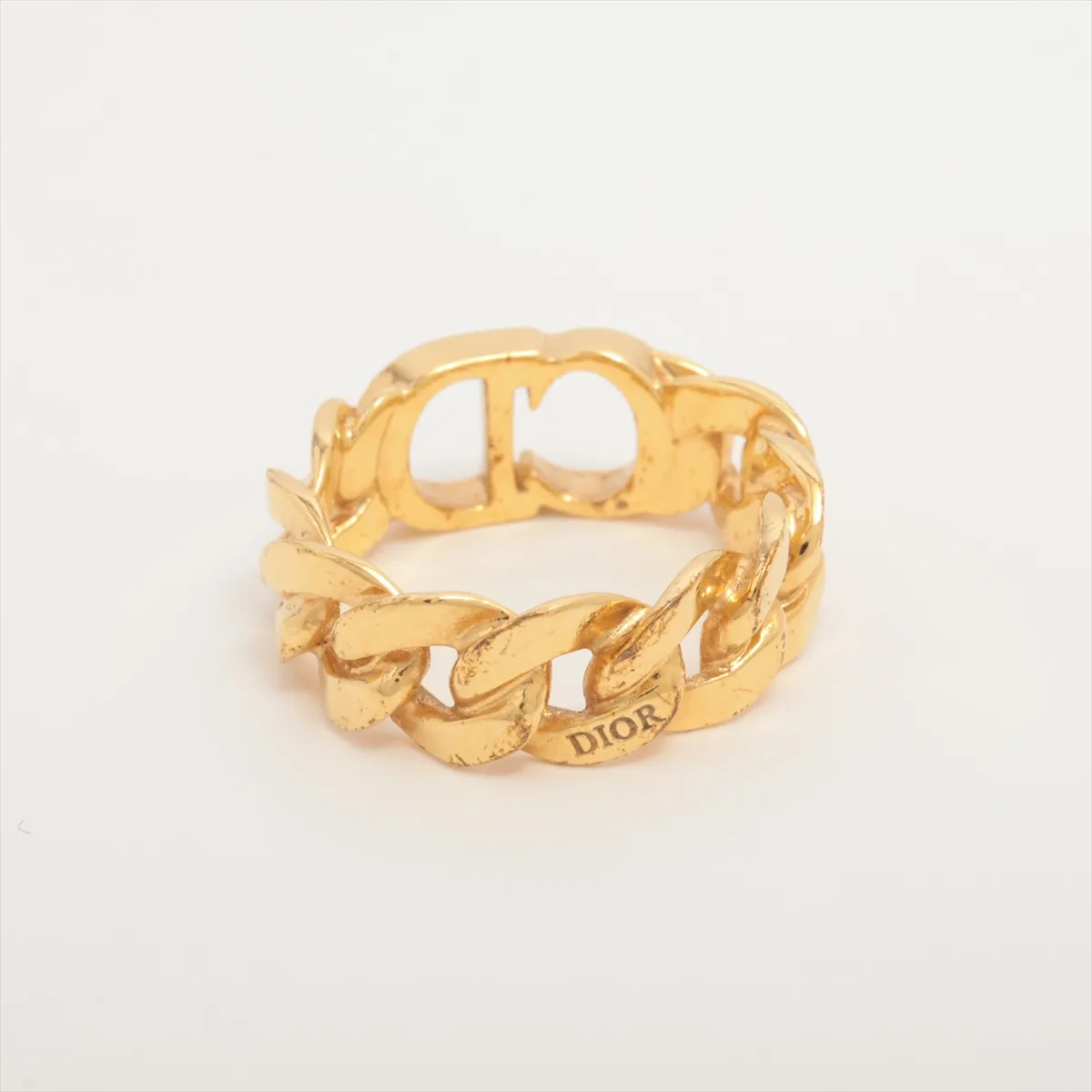 CD ICON Chain Link Ring S GP Gold — view 2