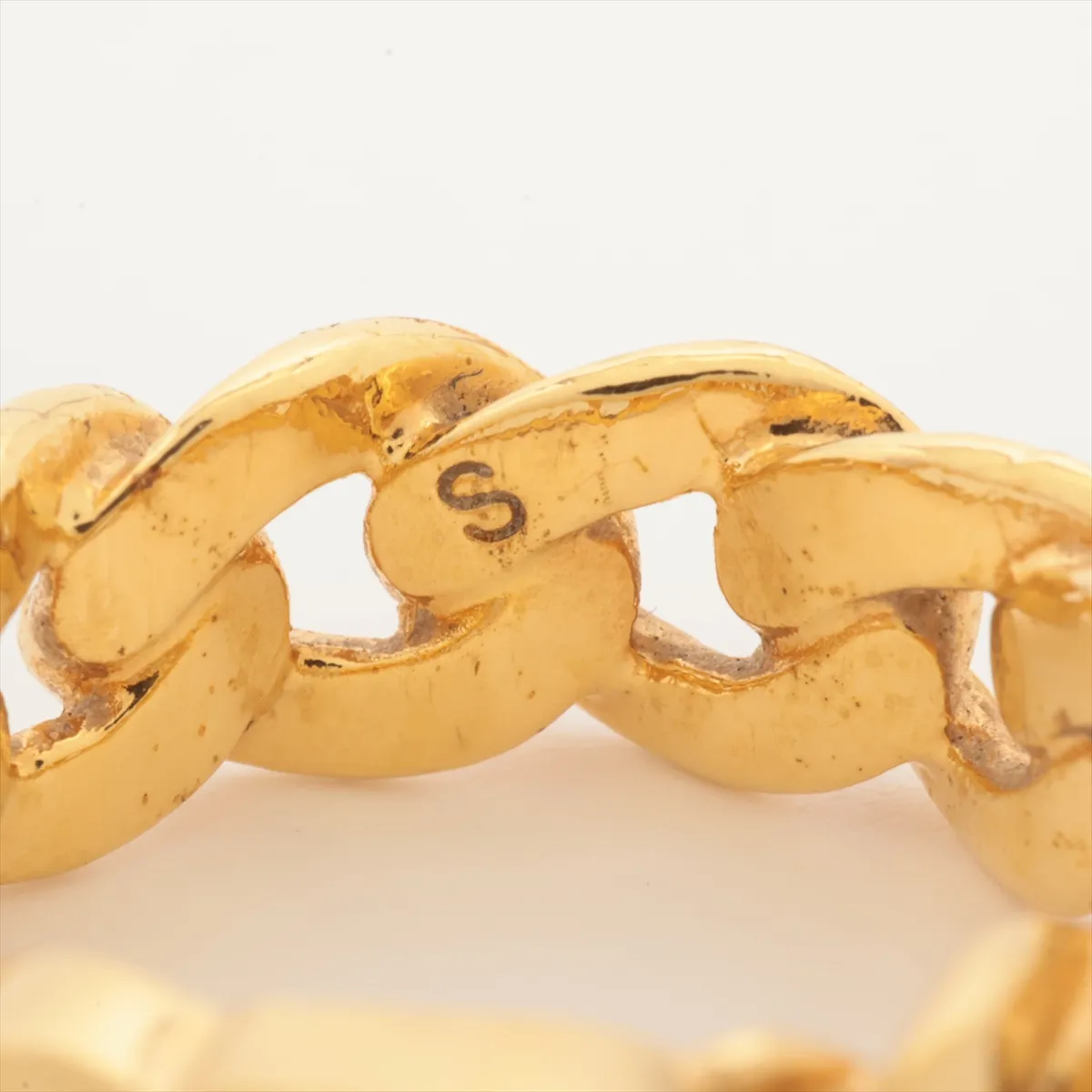 CD ICON Chain Link Ring S GP Gold — view 3