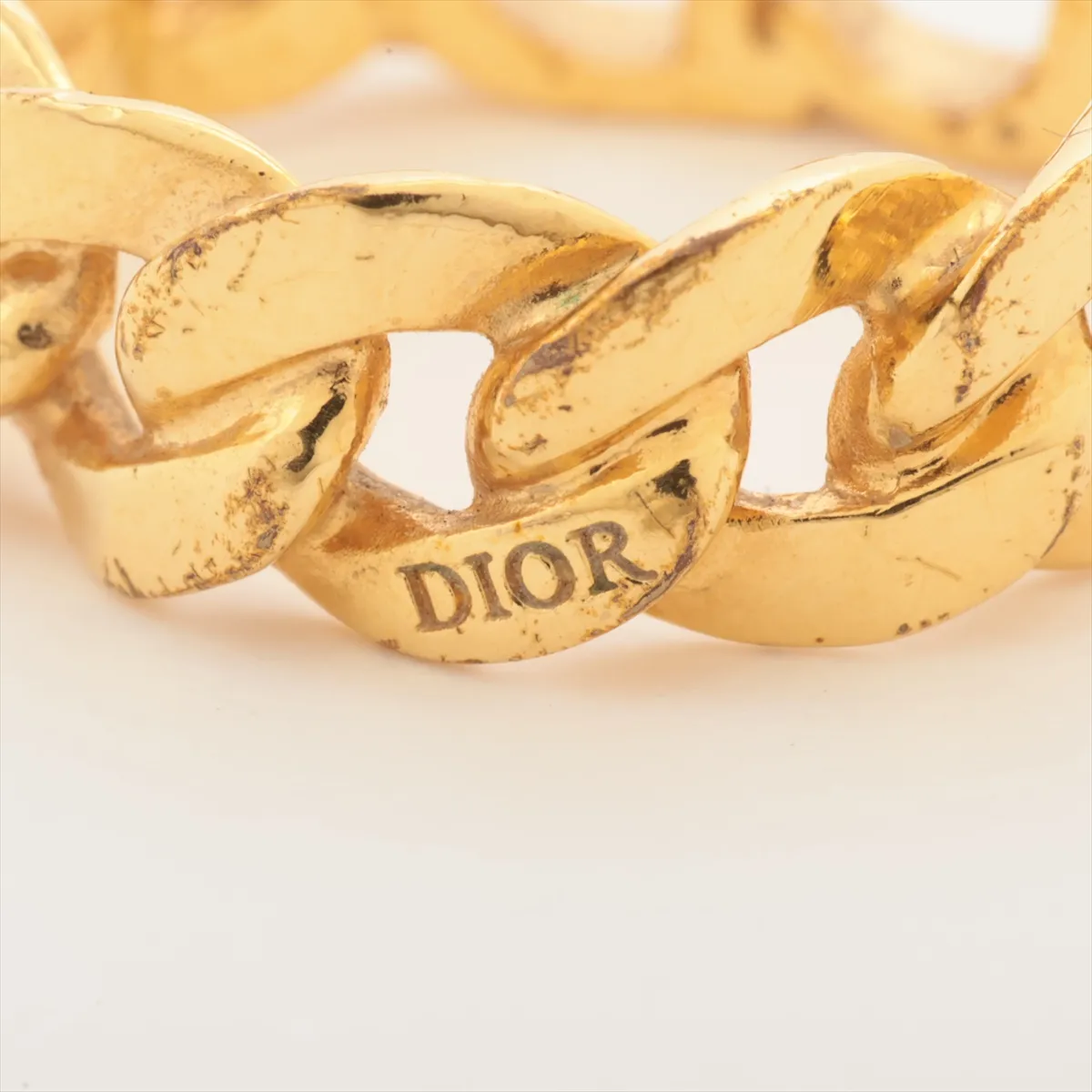 CD ICON Chain Link Ring S GP Gold — view 4