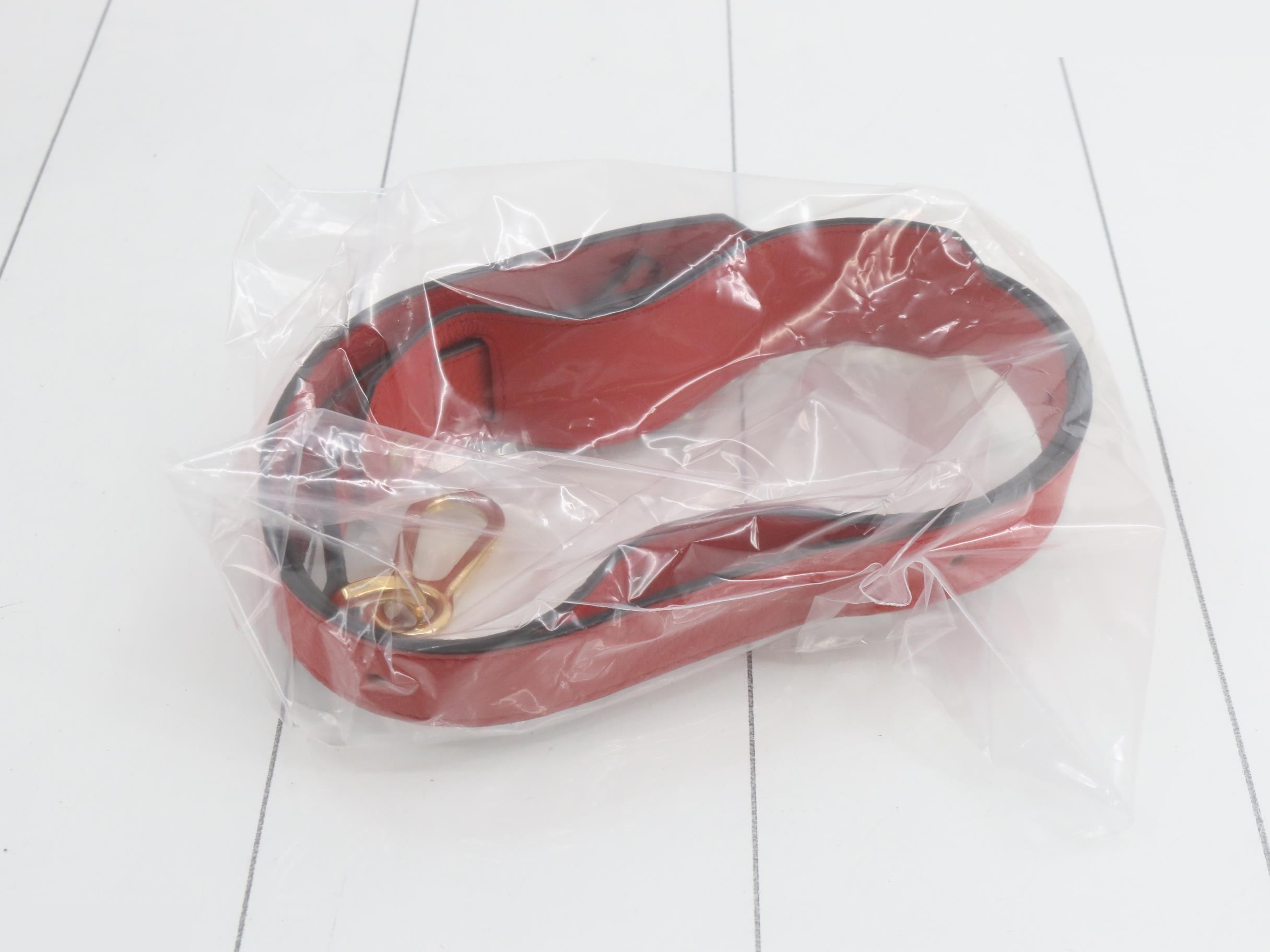 Puzzle Leather 2-Way Handbag, Red — view 7